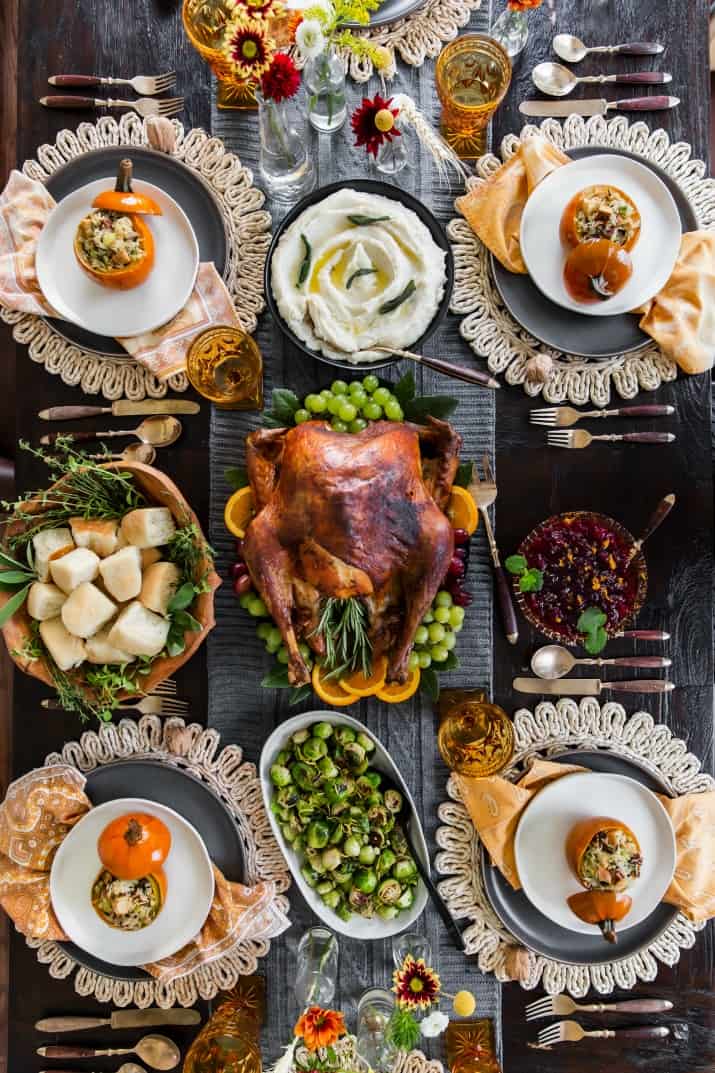 Family Thanksgiving Table Unique Thanksgiving Table with Food Celebrations at Home