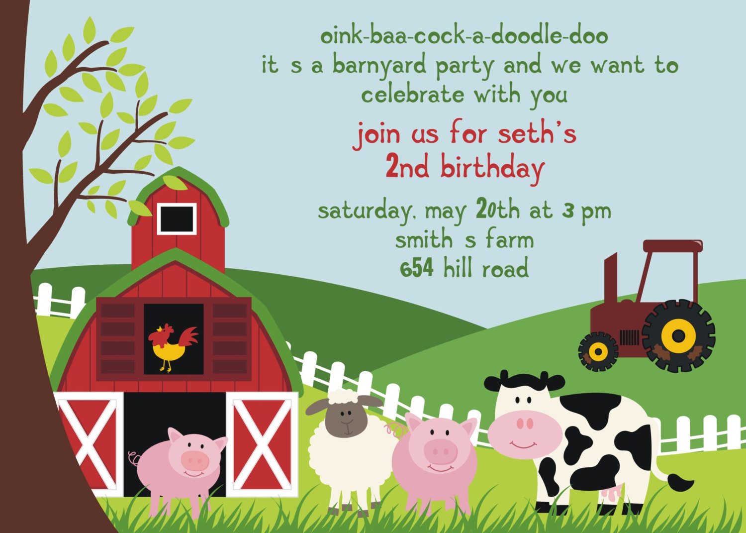 Farm Birthday Party Invitations Best Of Free Farm Birthday Invitations