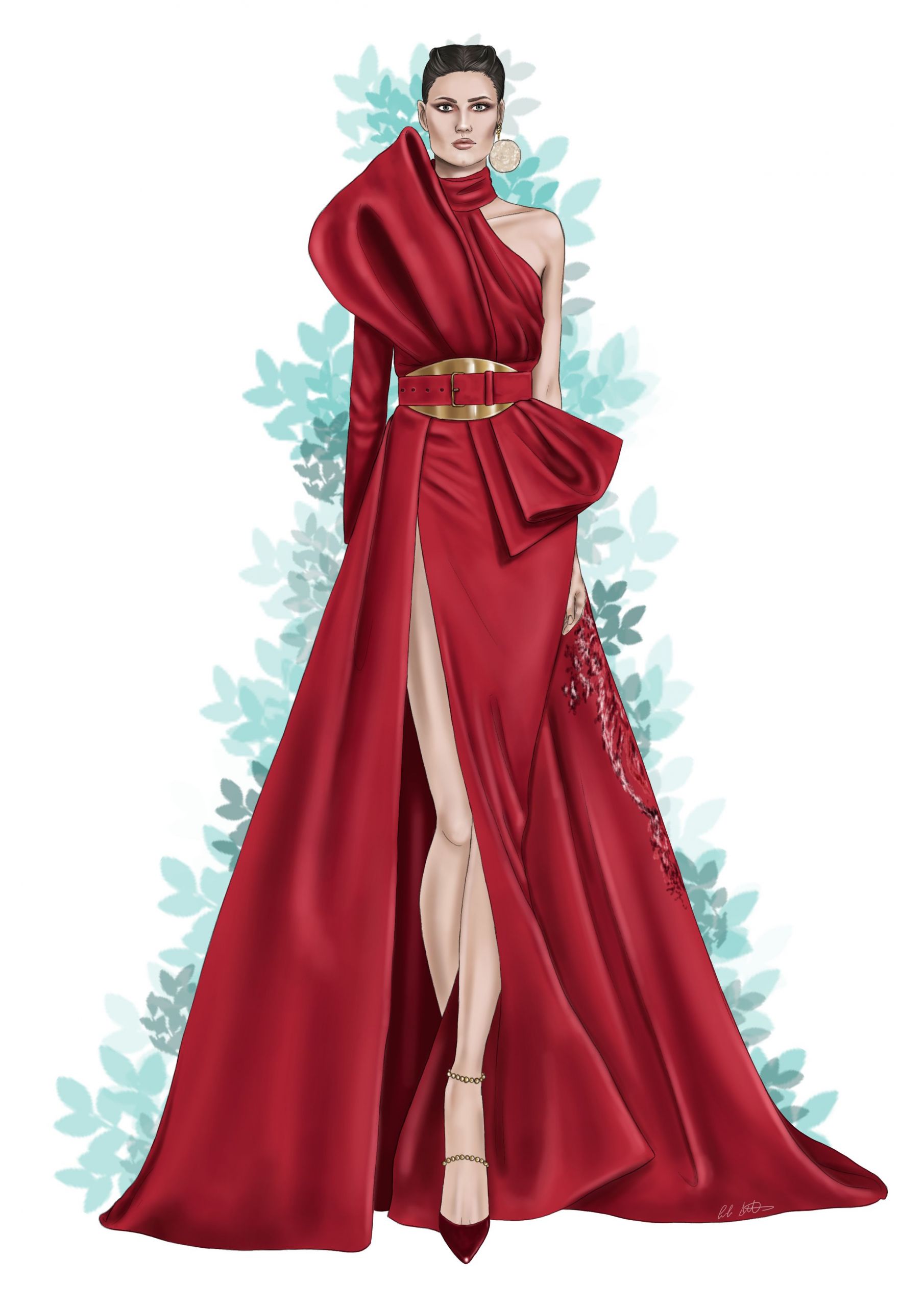 Fashion Illustration &amp;amp; Design Lovely Fashion Illustration Elie Saab