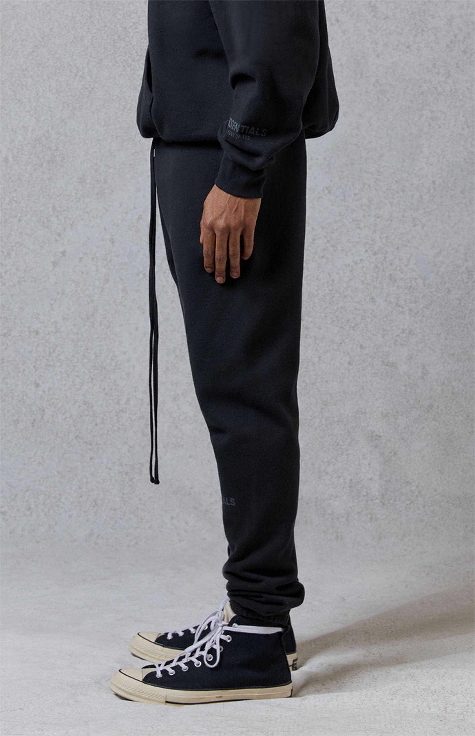 Fear Of God Essentials Sweatpants Best Of Fear Of God Essentials Essentials Black Sweatpants