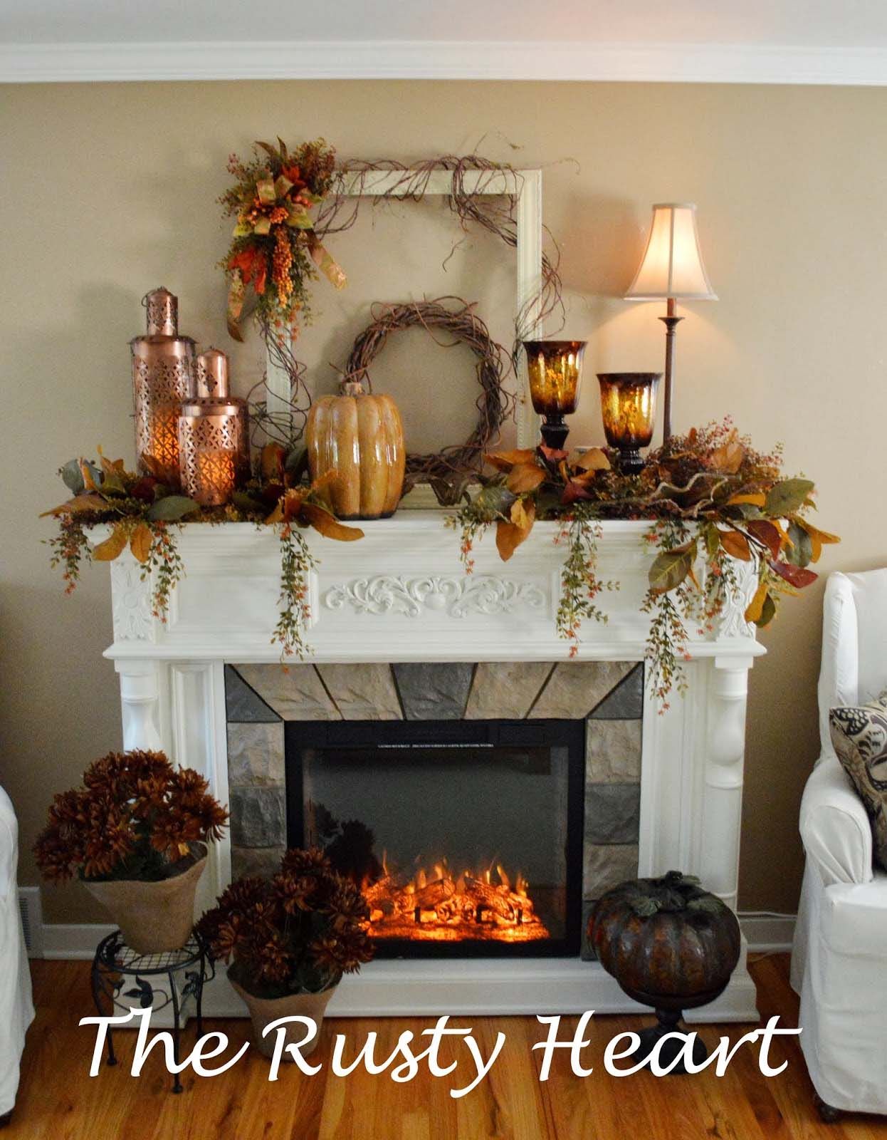 Fireplace Mantel Ideas for Thanksgiving Awesome 30 Amazing Fall Decorating Ideas for Your Fireplace Mantel