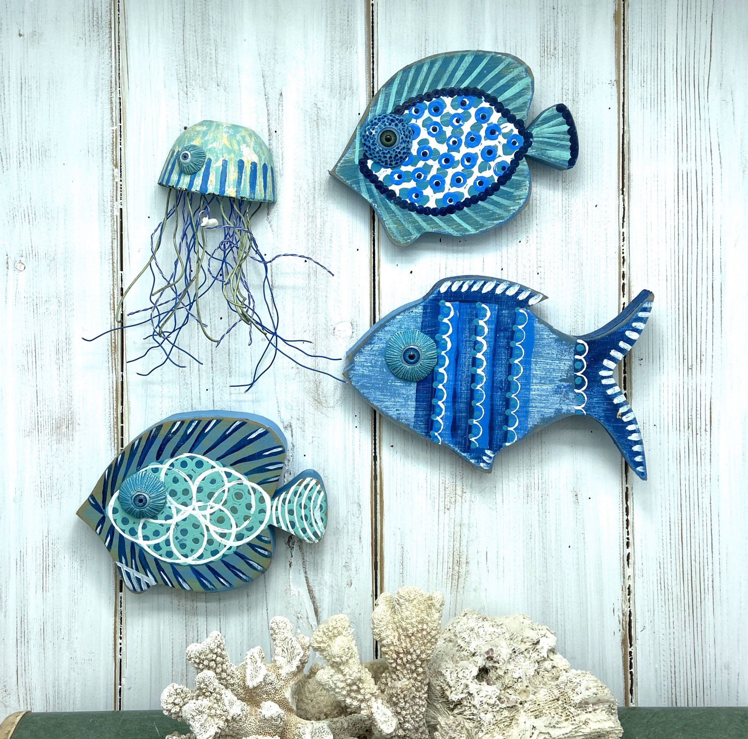 Fish Home Decor Beautiful Small Tropical Fish Wooden Fish Wall Decor E Wooden Fish with