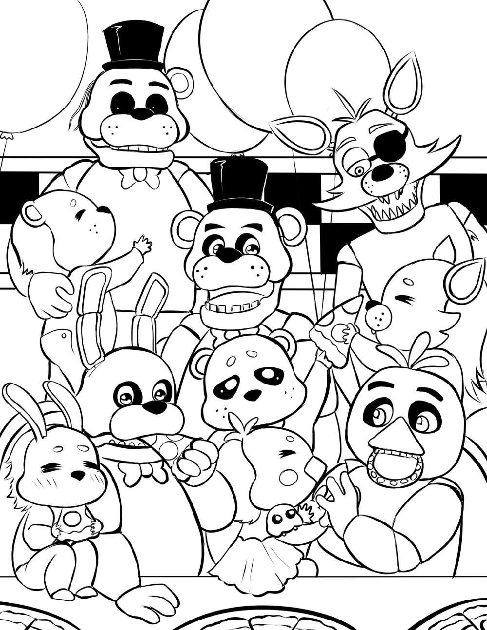 Five Nights at Freddy Color Inspirational Five Nights at Freddy’s Coloring Pages to Print