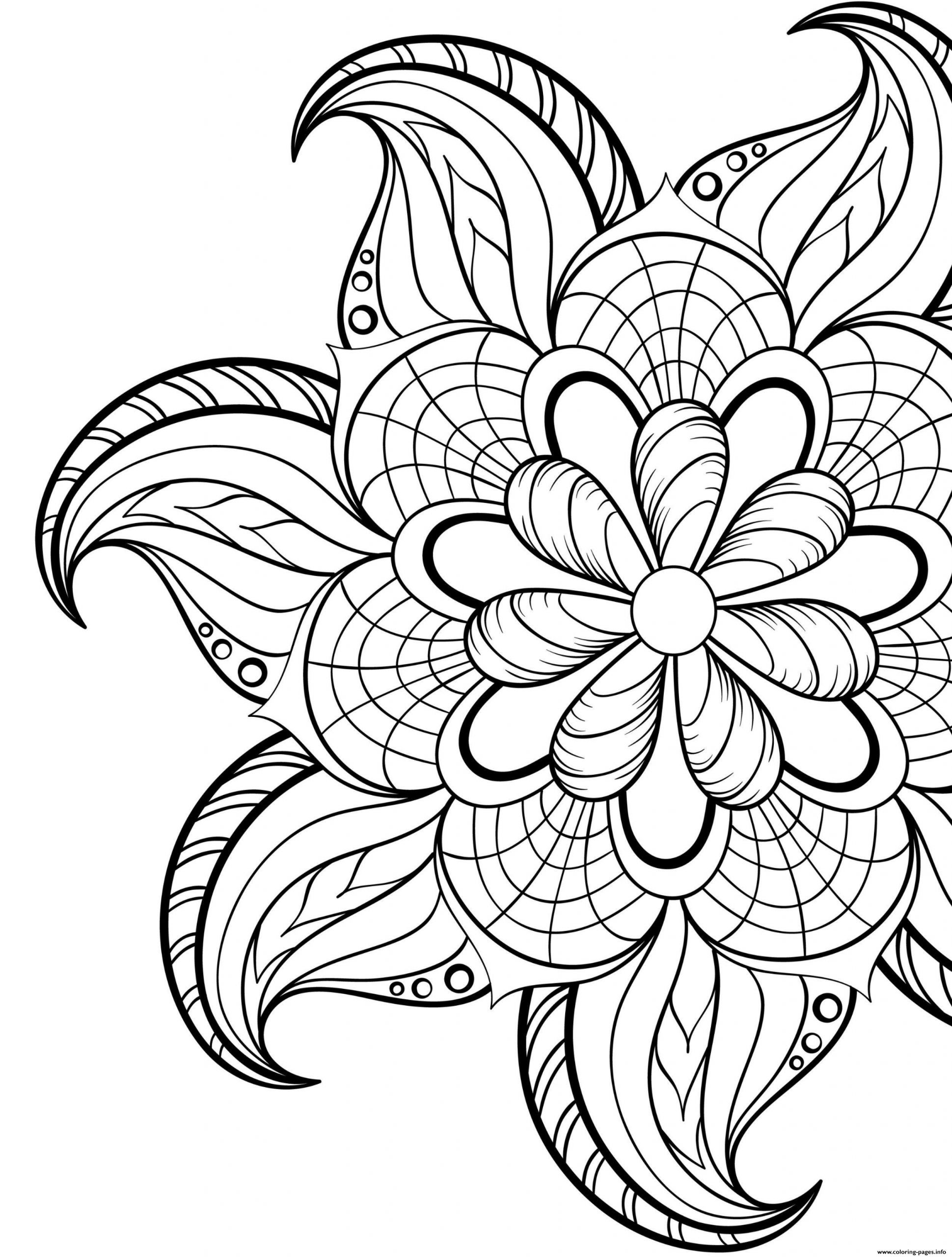 Flower Mandala Coloring Pages Best Of Mandala Flowers Spring Coloring Page Printable