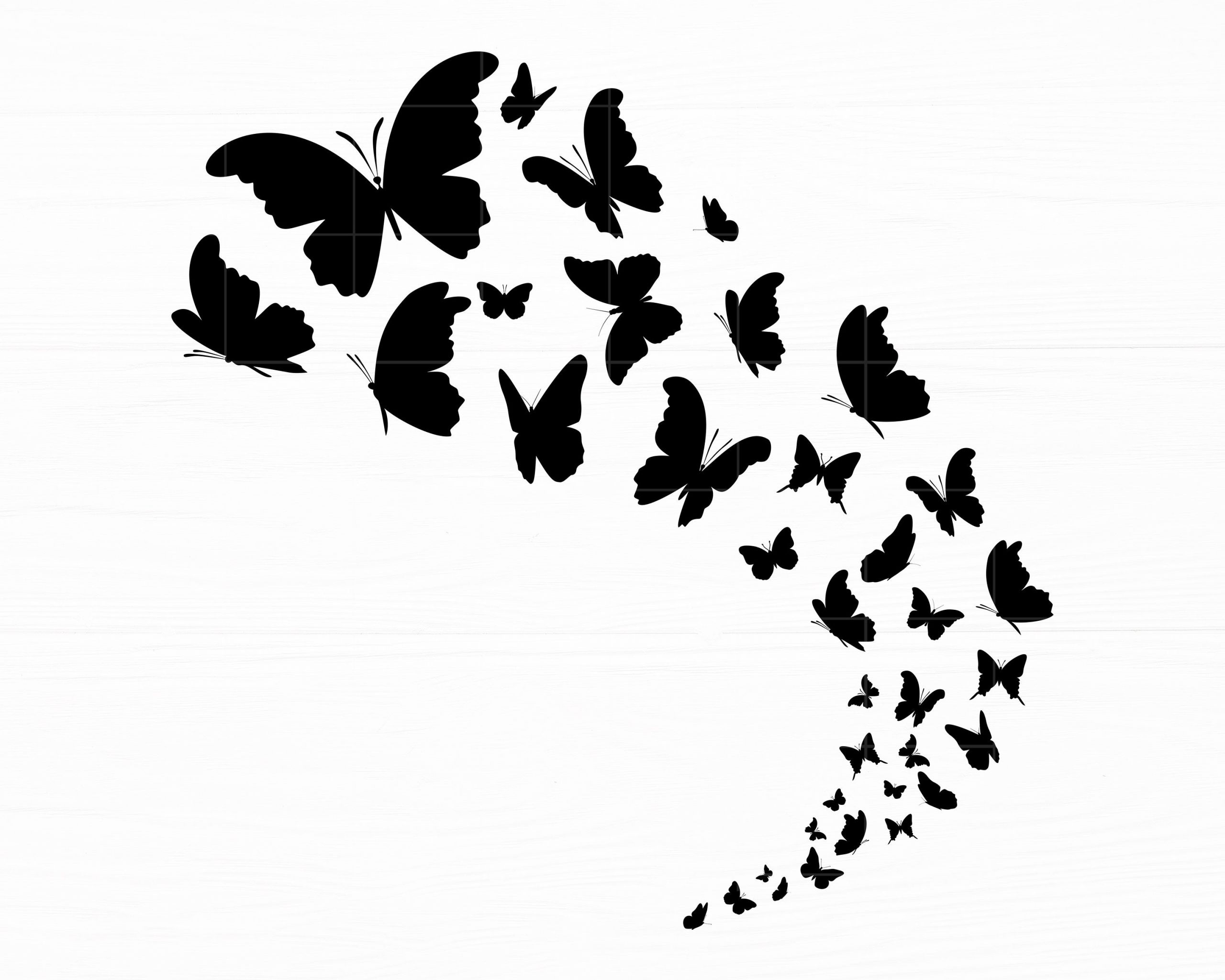 Flying butterflies Svg Luxury Flying butterflies Svg butterfly Swarm Svg butterfly Clipart Etsy Ireland