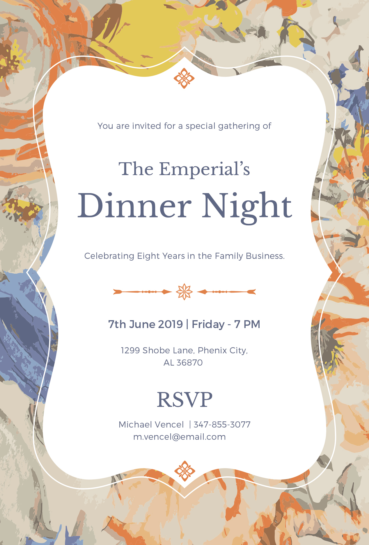 Formal Party Invitation New Free formal Dinner Invitation Template In Microsoft Word Microsoft