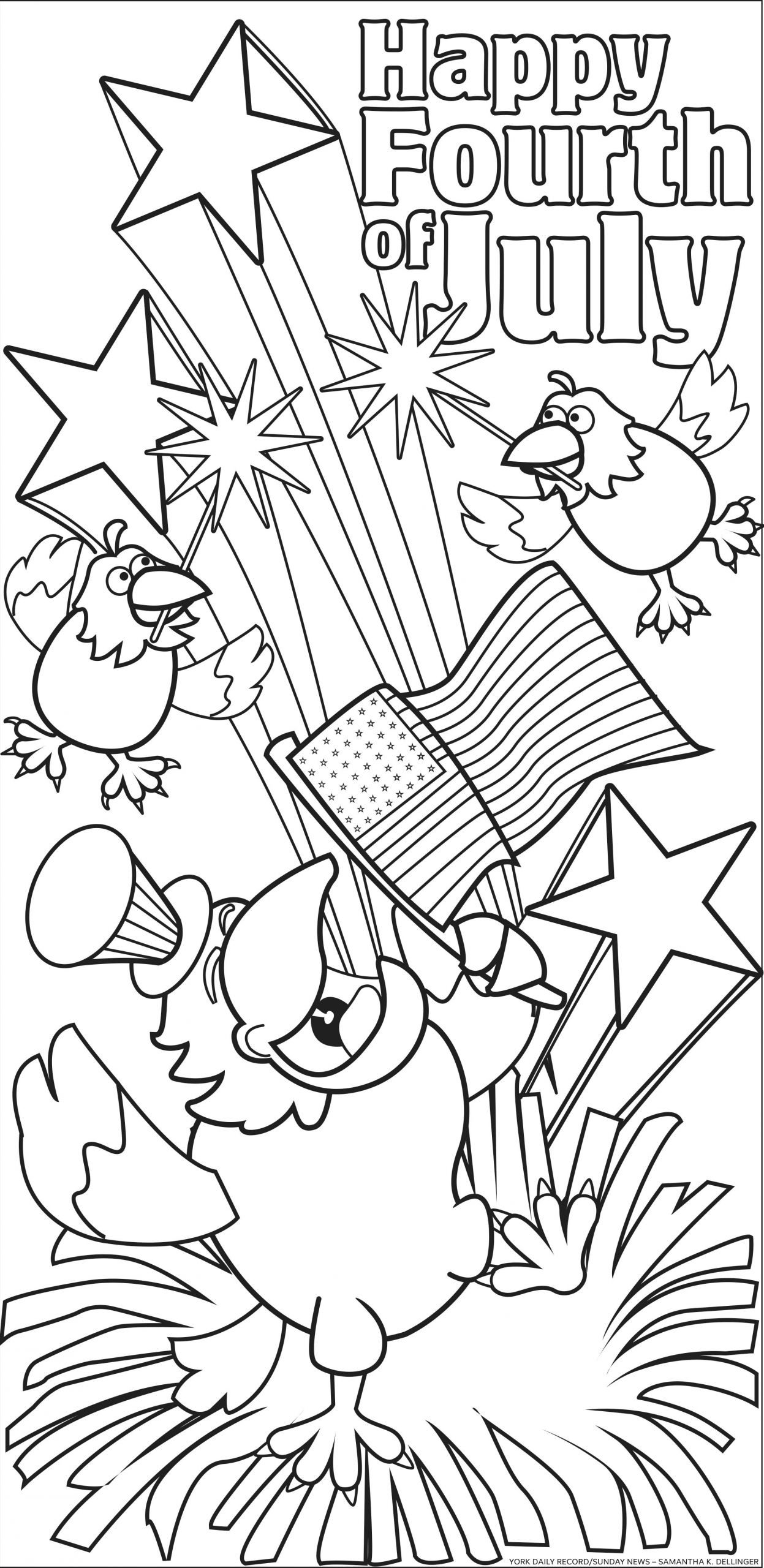 Fourth Of July Color Sheets Fresh Diy July Fourth Coloring Page