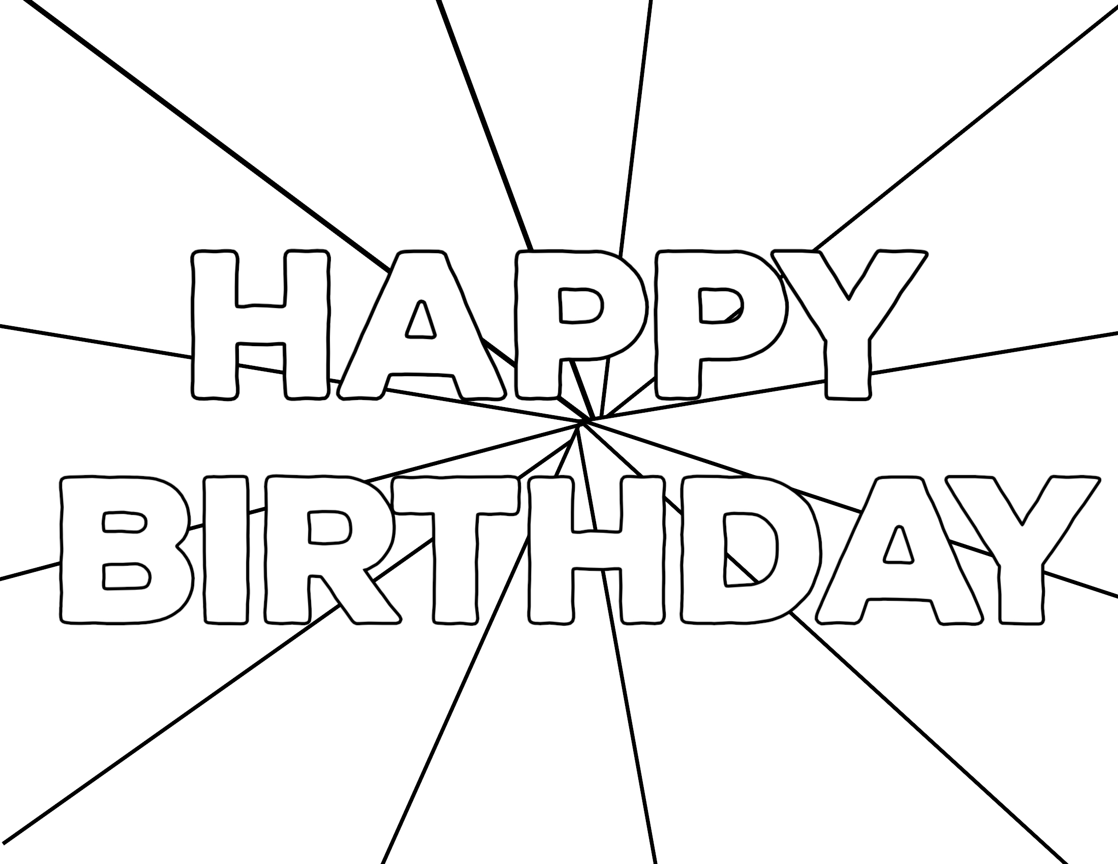 Free Happy Birthday Coloring Pages Lovely Free Printable Happy Birthday Coloring Pages Paper Trail Design