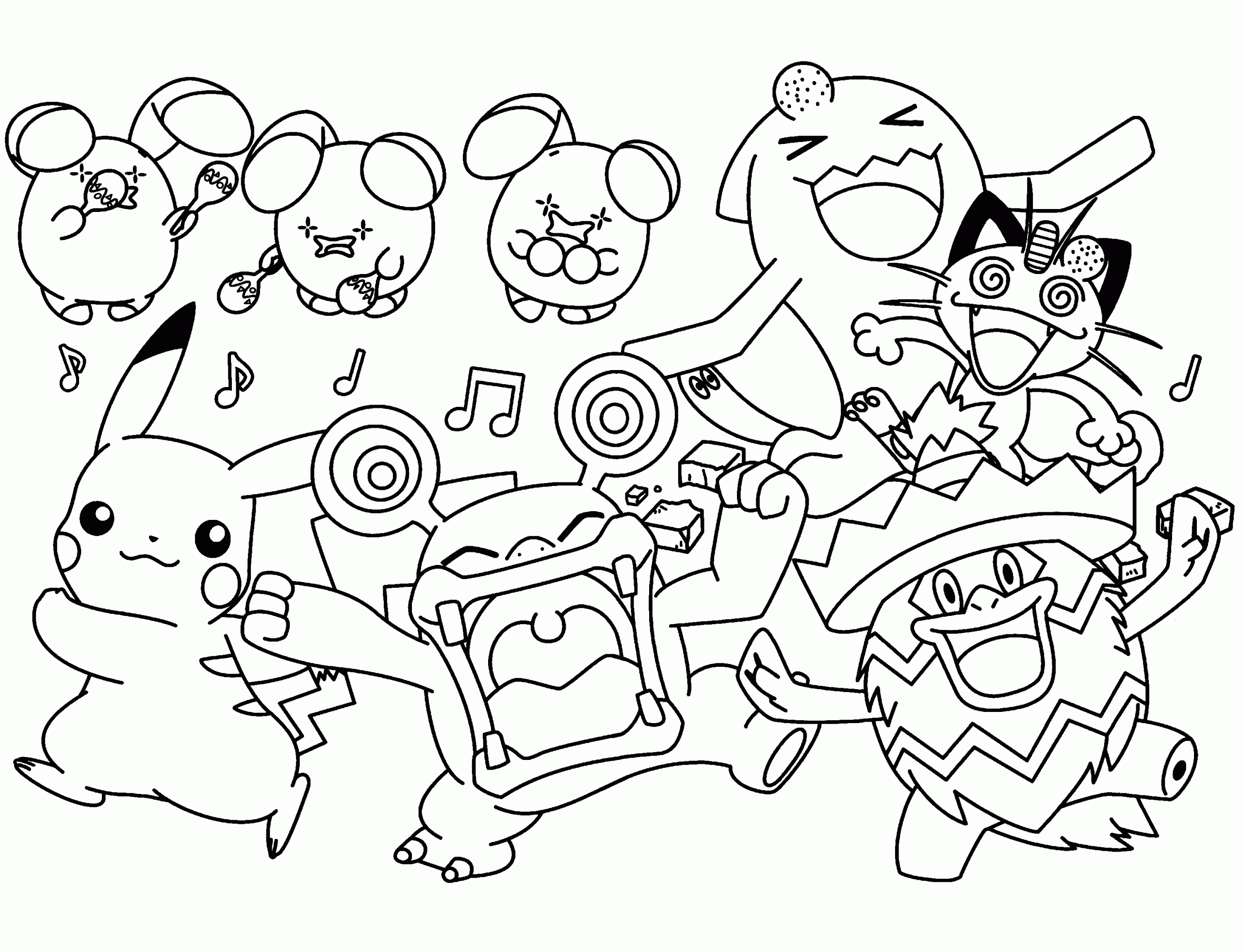 Free Pokemon Coloring Pages New Pokemon Coloring Pages Join Your Favorite Pokemon On An Adventure