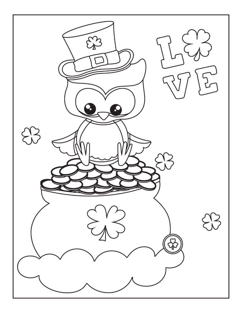 Free Printable St Patrick&amp;#039;s Day Coloring Pages Fresh Free Printable St Patrick S Day Coloring Pages Oh My Creative