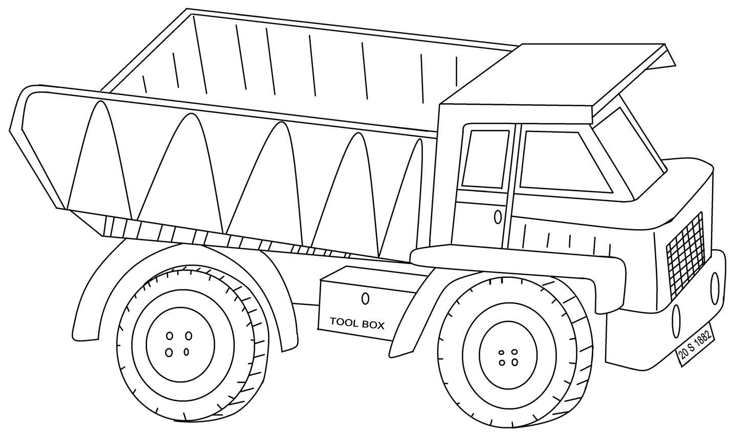 Free Printable Truck Coloring Pages Lovely 40 Free Printable Truck Coloring Pages Download