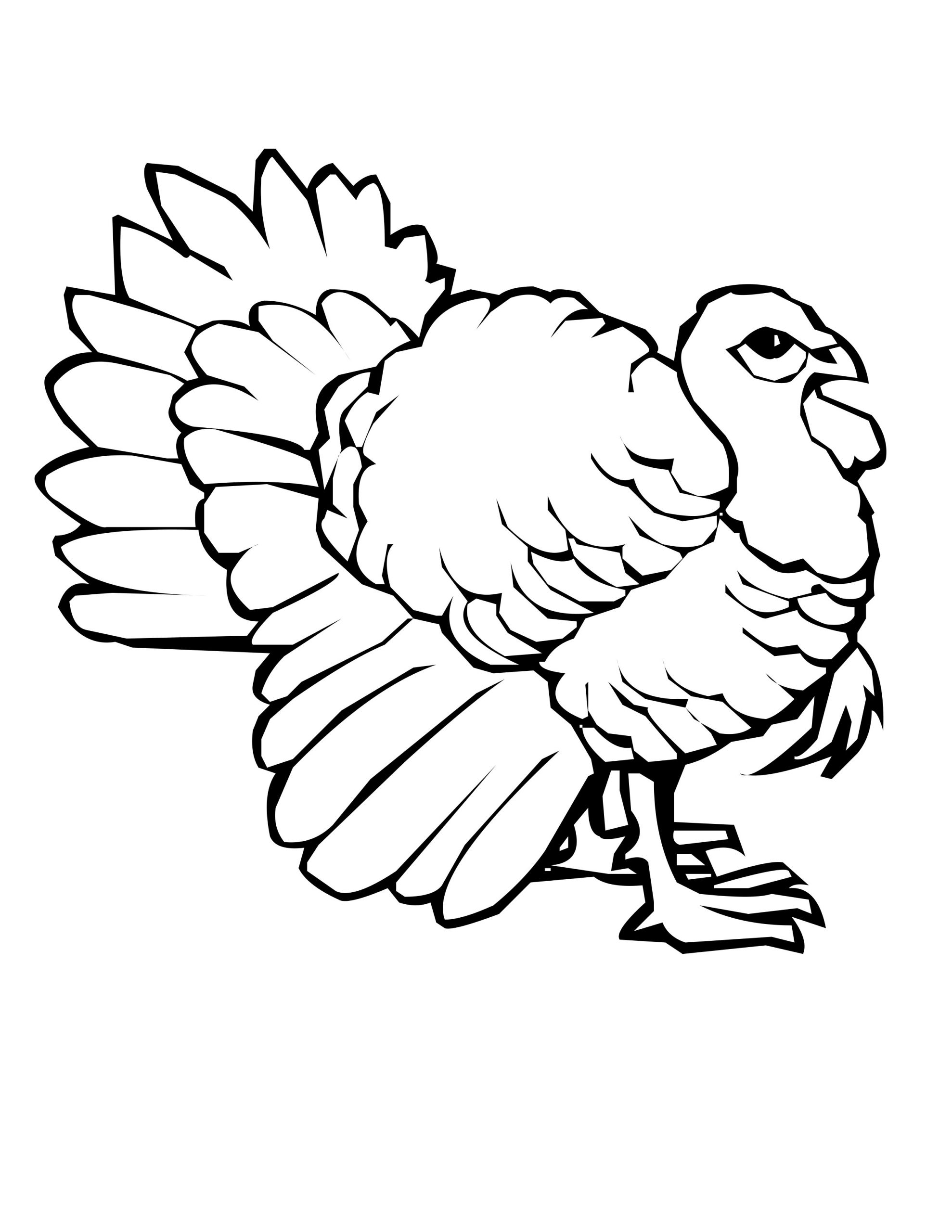 Free Printable Turkey Pictures to Color Awesome Free Printable Turkey Coloring Pages for Kids