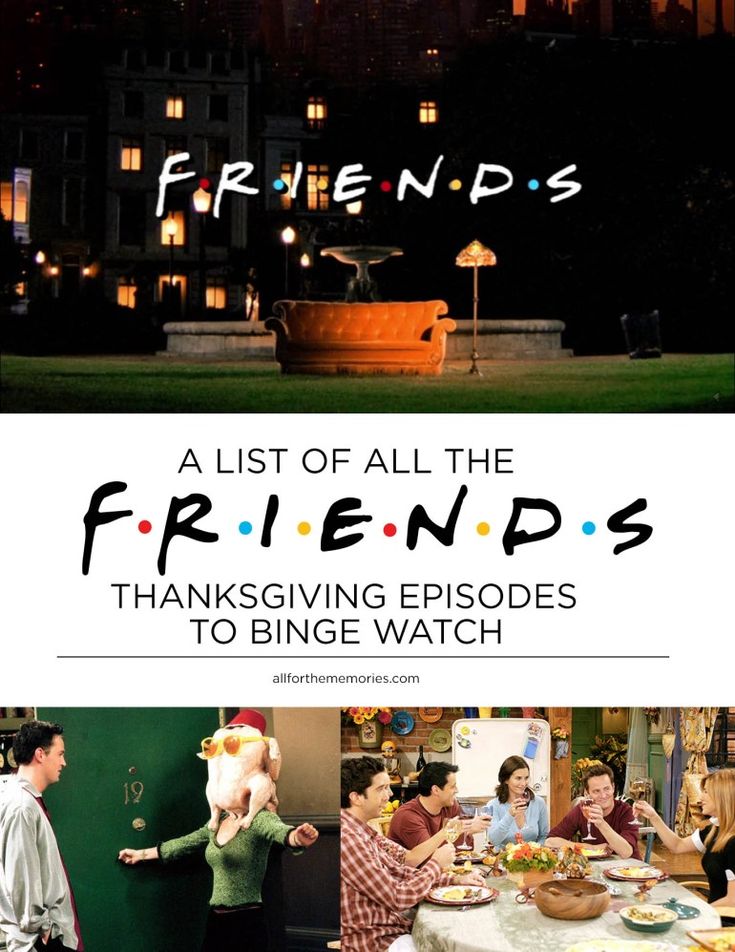 Friends Thanksgiving Episodes List Inspirational A List Of All the Friends Thanksgiving Episodes to Watch