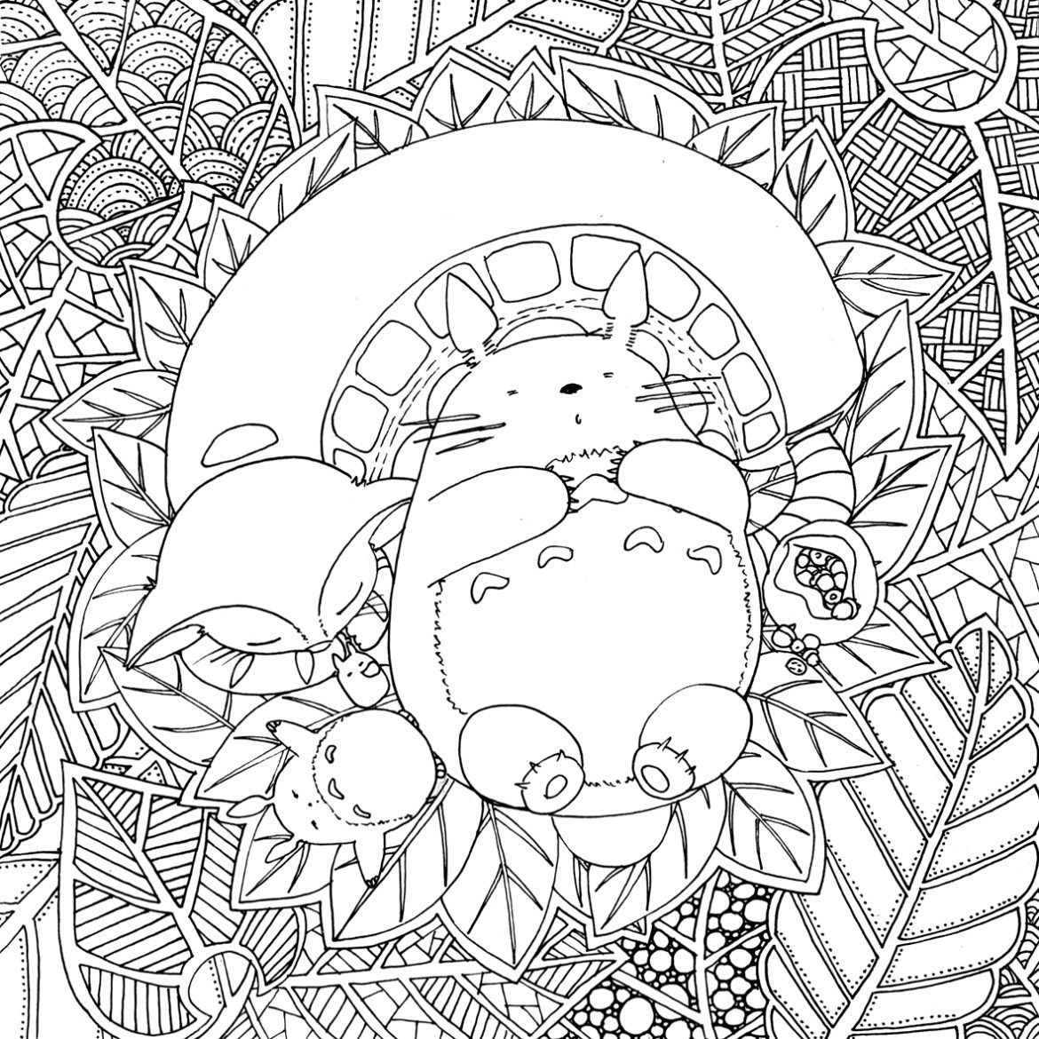 Ghibli Coloring Book New Studio Ghibli Coloring Pages at Getcolorings