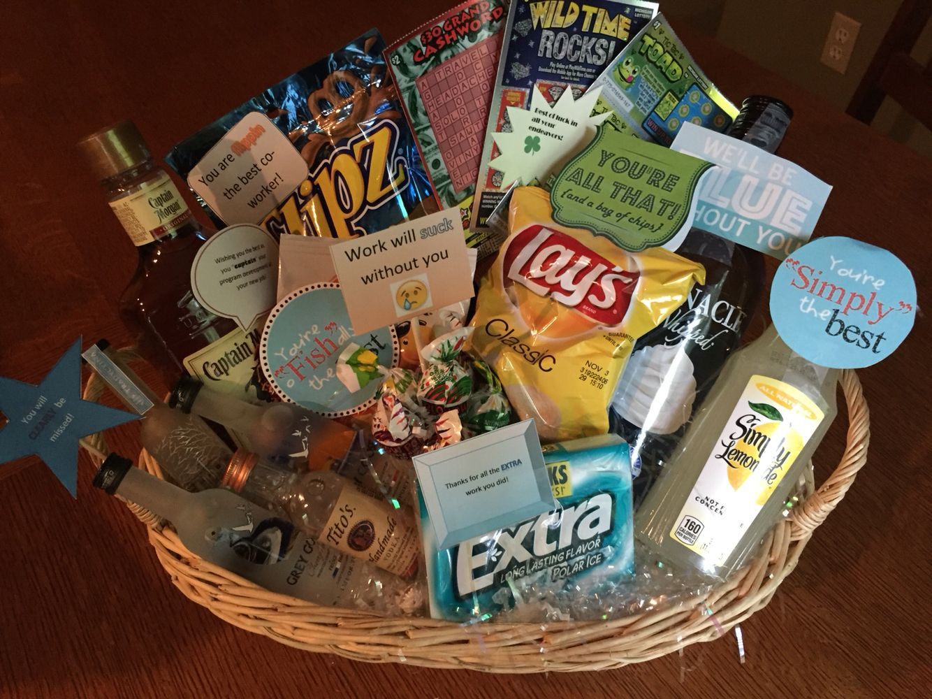 Gift Basket for Coworker Leaving Lovely Co Worker Leaving T Basket Pretty Proud Of Myself …