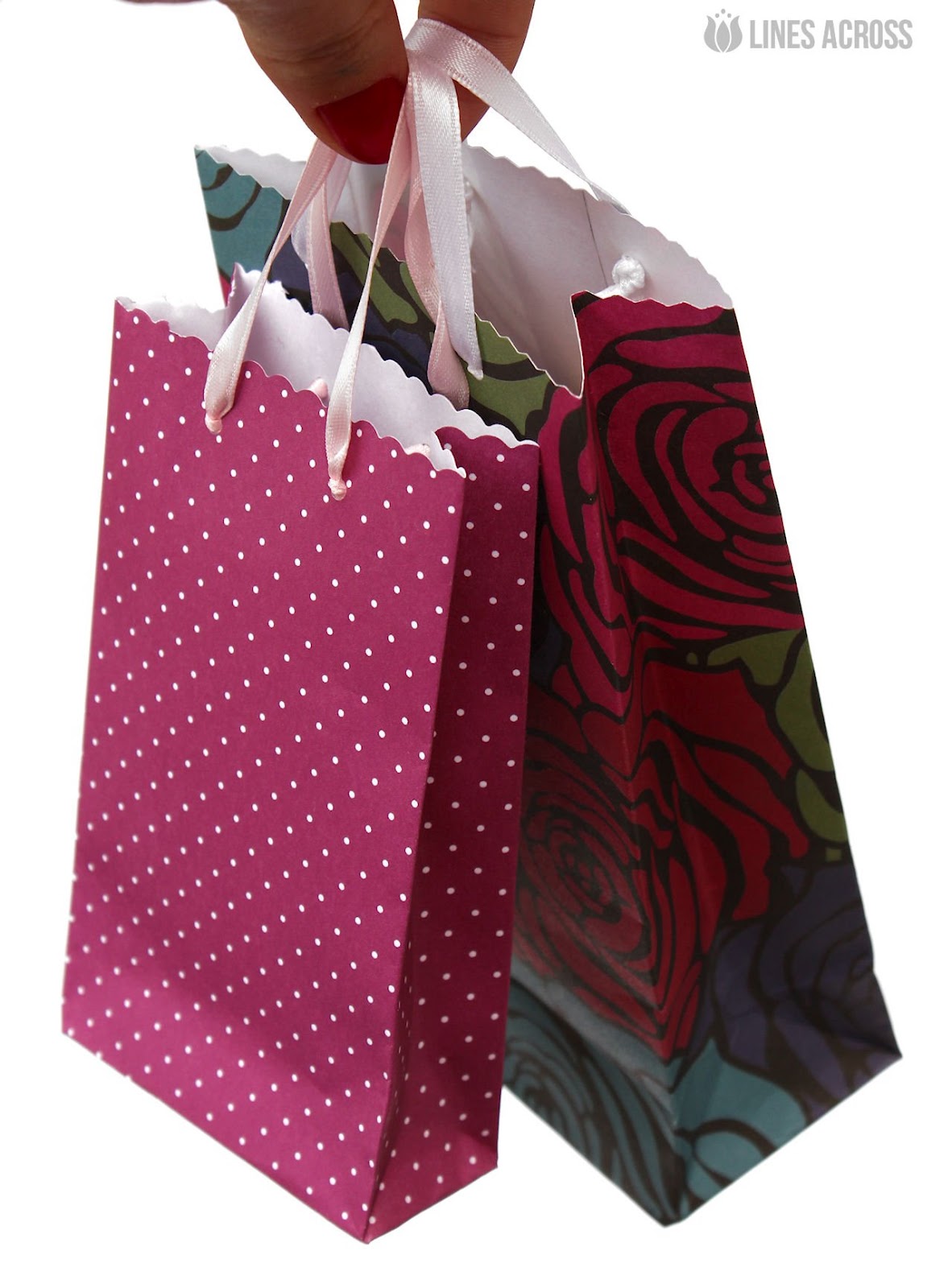 Gift Paper Bag Lovely Paper Gift Bag Tutorial with Lines Across Inspiration Made Simple