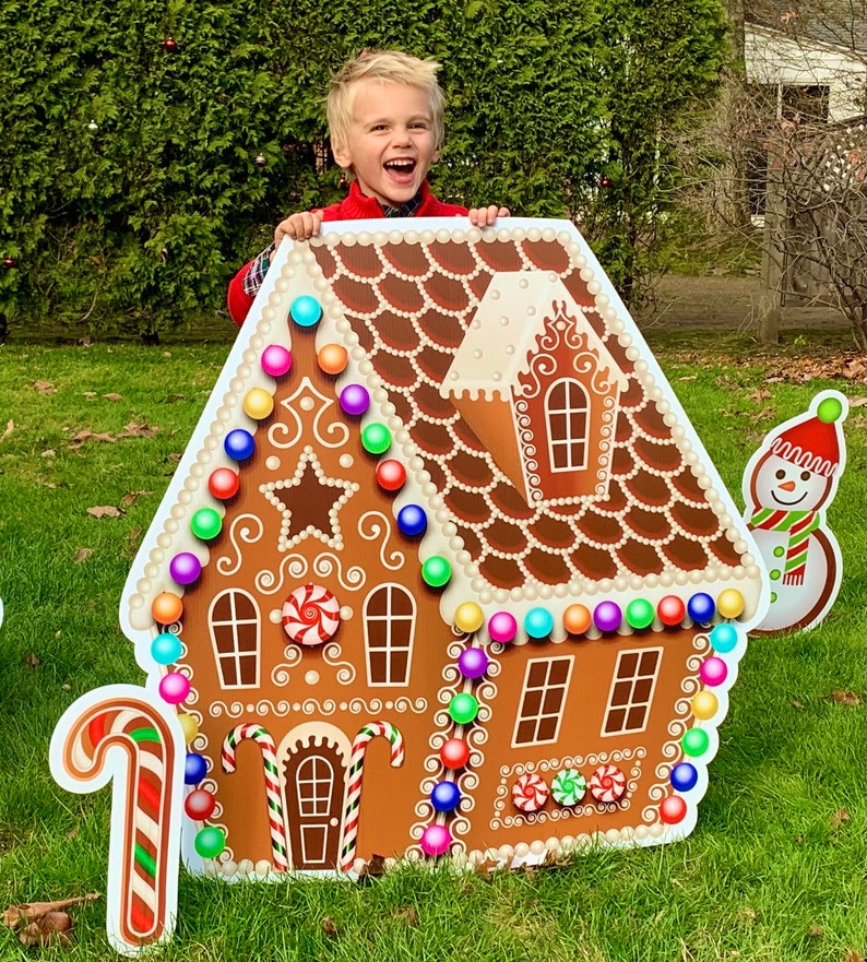 Gingerbread House Outdoor Decorations Elegant Big Gingerbread House Lawn Decorations Christmas theme Yard