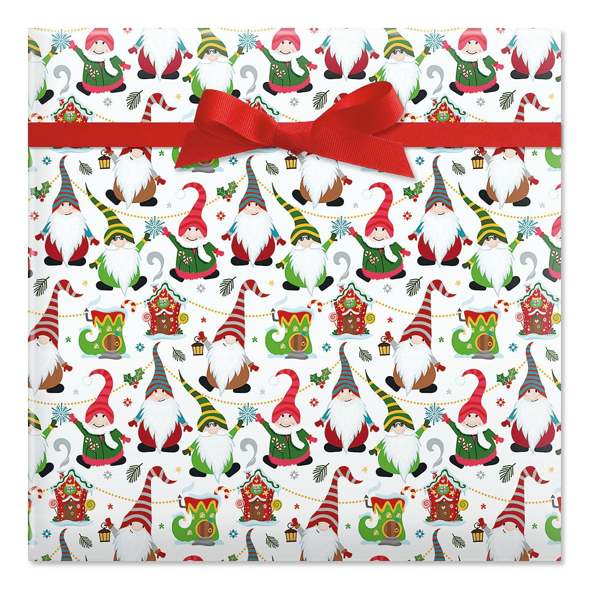 Gnome Christmas Wrapping Paper Lovely Joyful Gnomes Jumbo Rolled Christmas Gift Wrap 1 Giant Roll 23