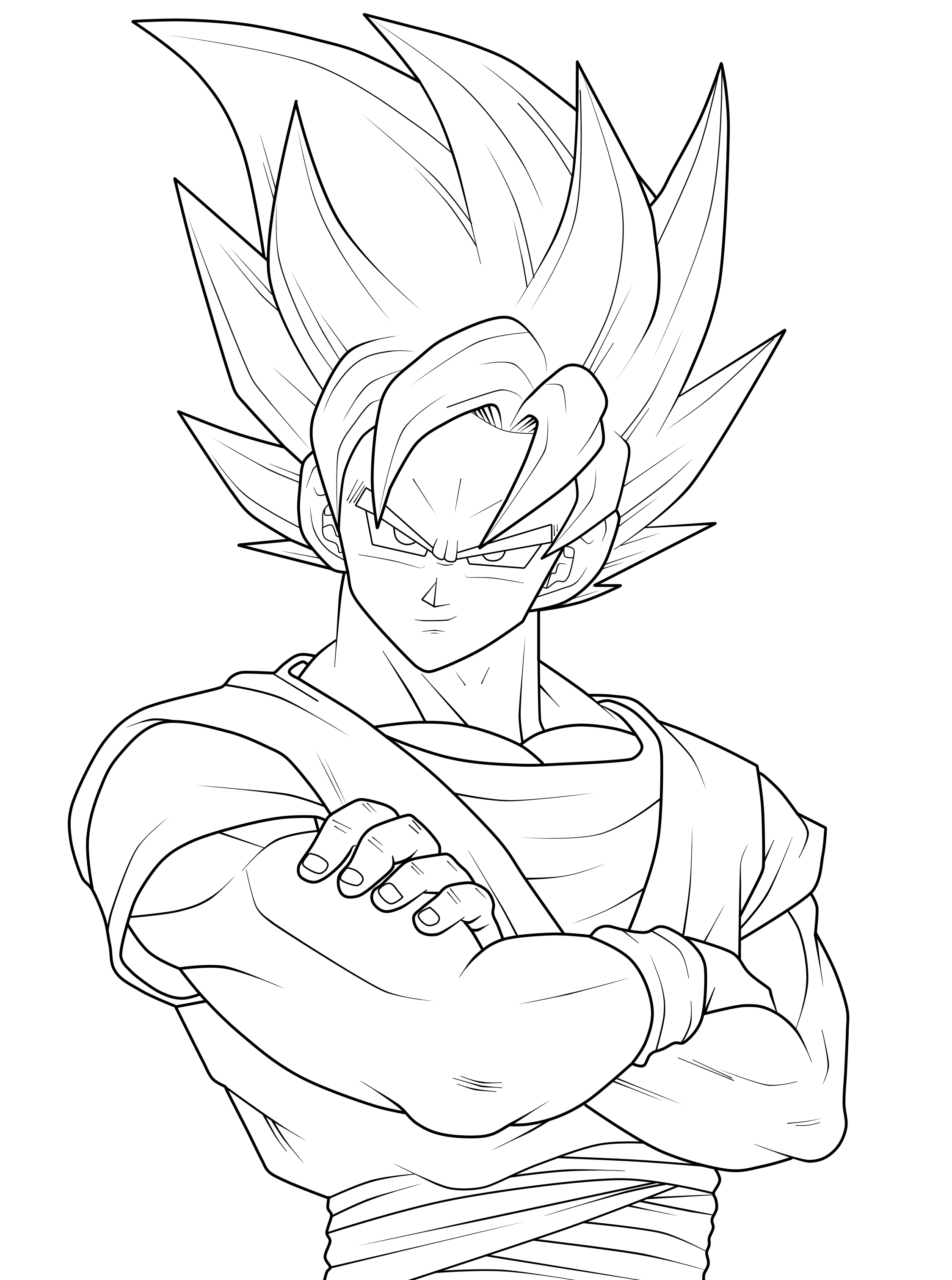 Goku Coloring Book New Dragon Ball Coloring Pages Best Coloring Pages for Kids