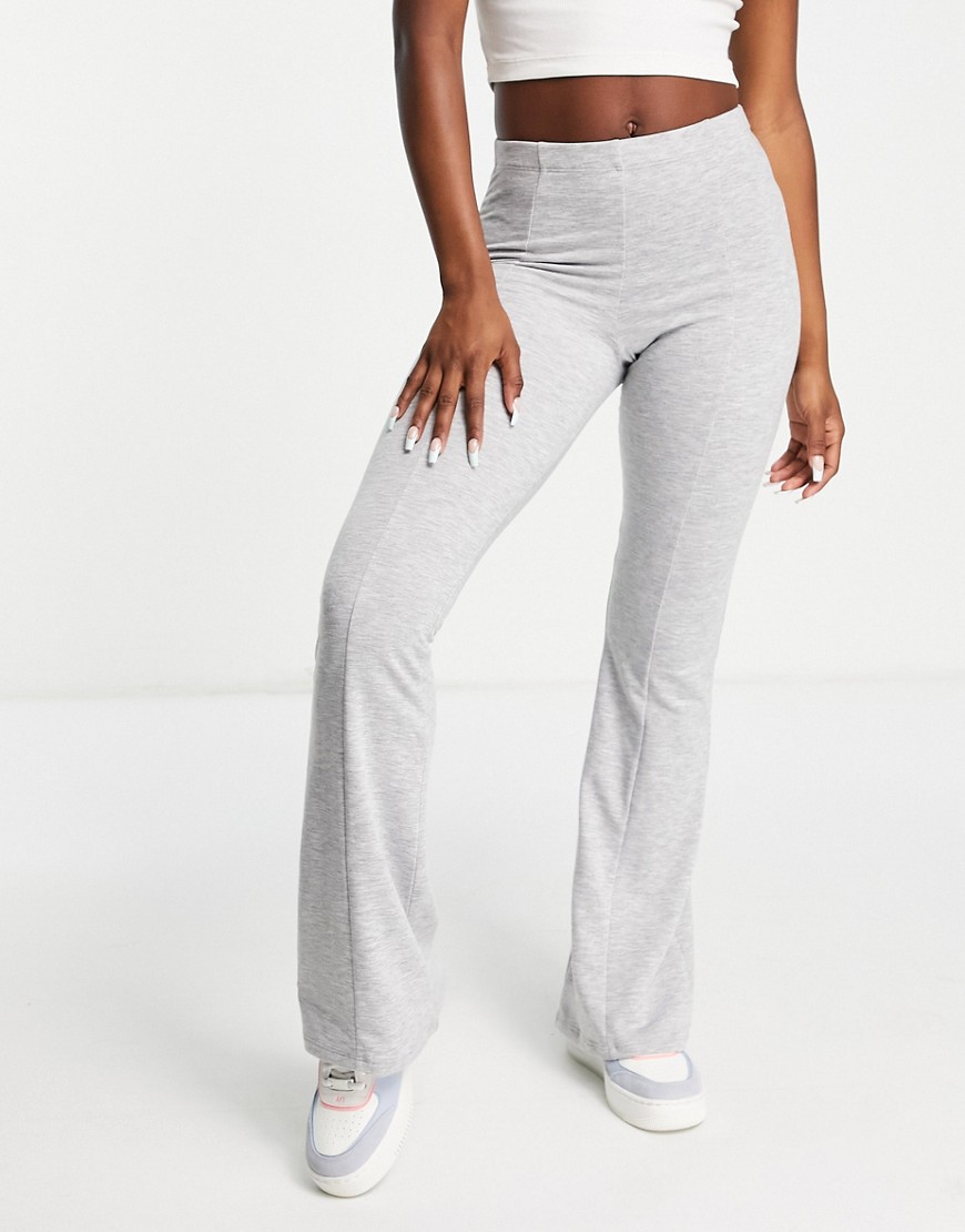 Gray Flare Sweatpants Awesome topshop Seamed Sweatpants Flare In Gray Grey