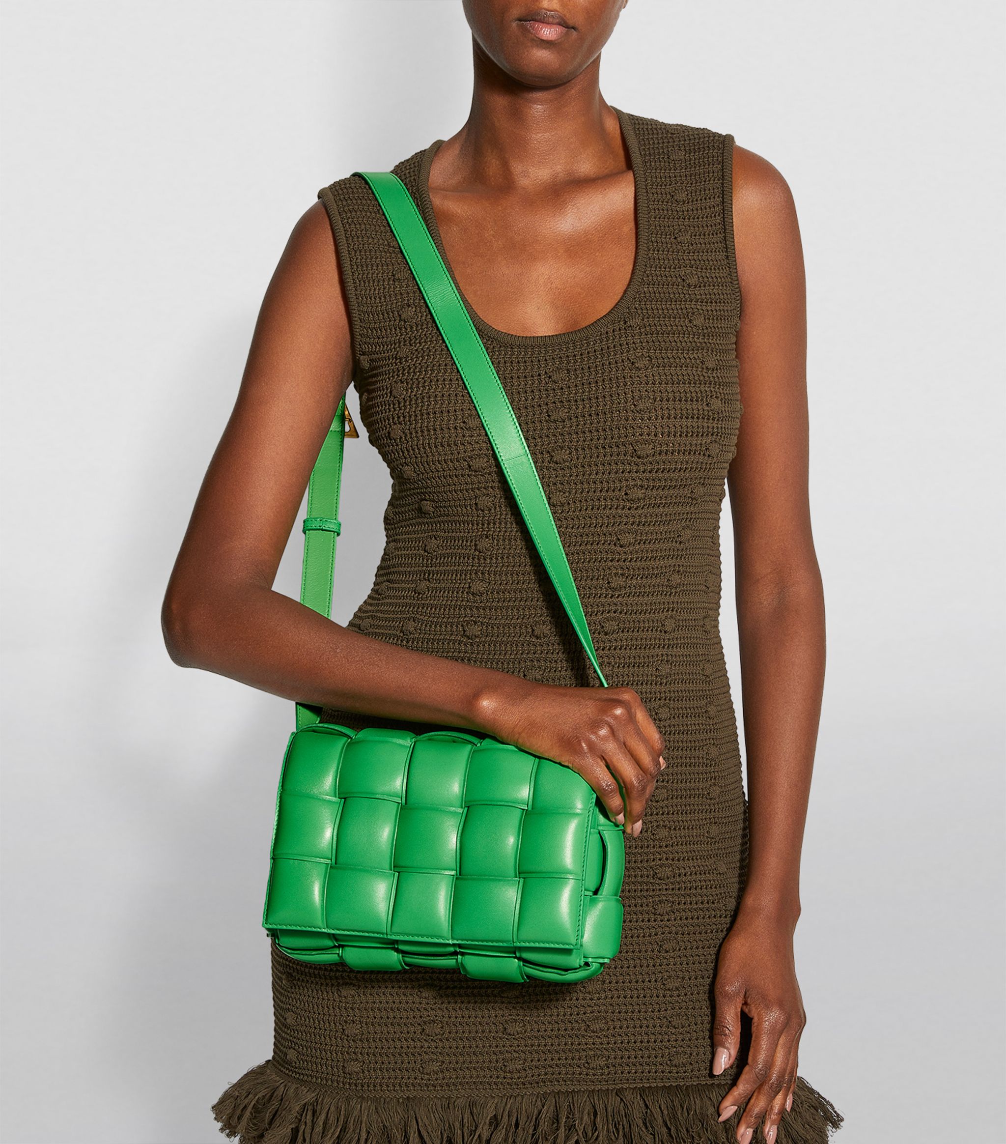 Green Crossbody Bag Best Of Womens Bottega Veneta Green Leather Padded Cassette Cross Body Bag