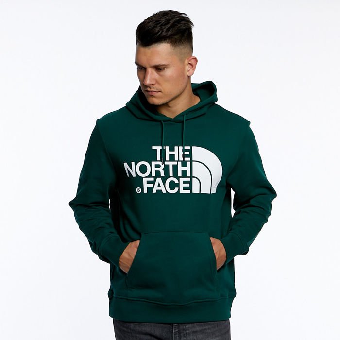 Green north Face Hoodie Awesome the north Face Standard Hoo Night Green