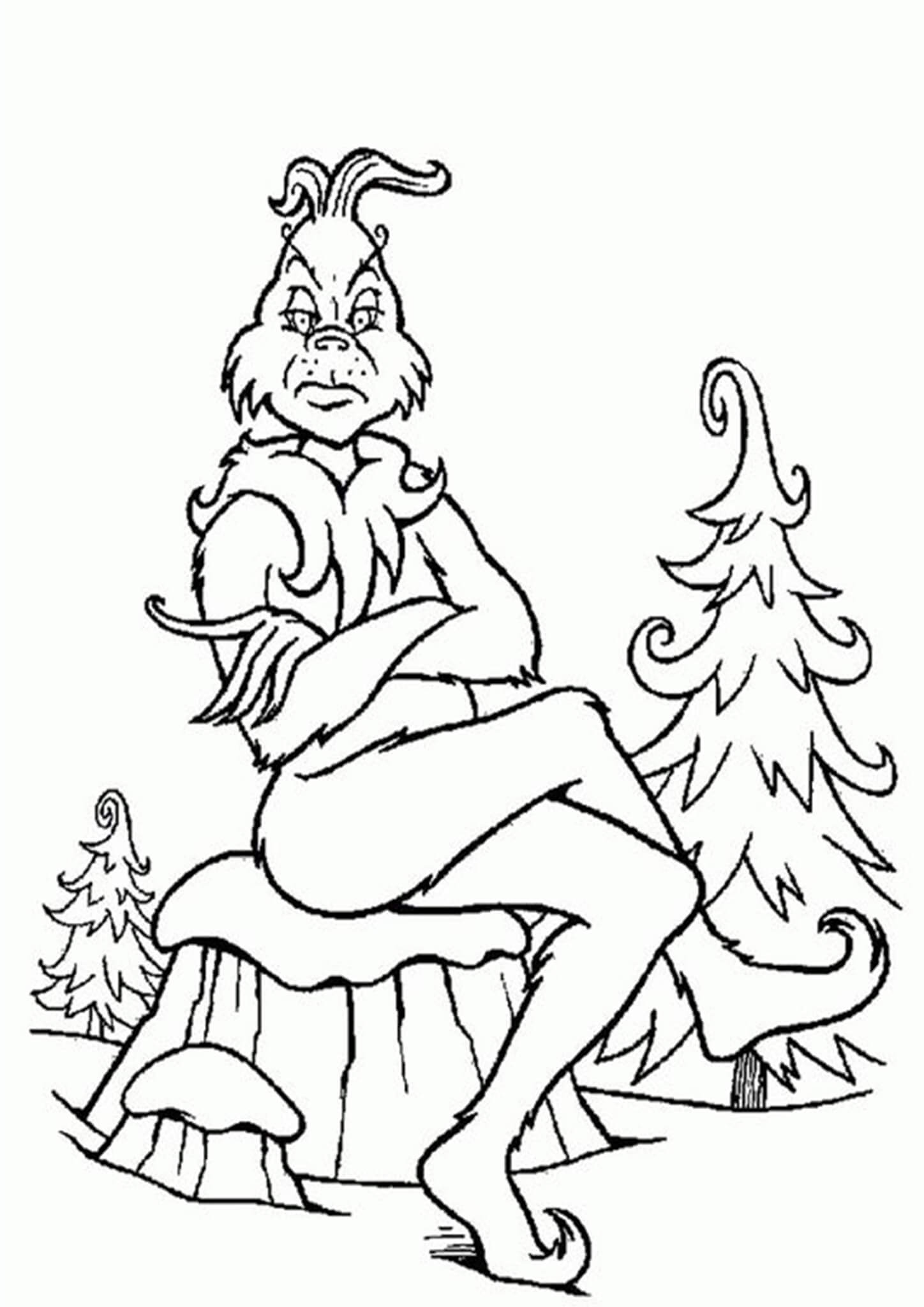 Grinch Coloring Pages Free Elegant Free Printable the Grinch Coloring Pages Tulamama