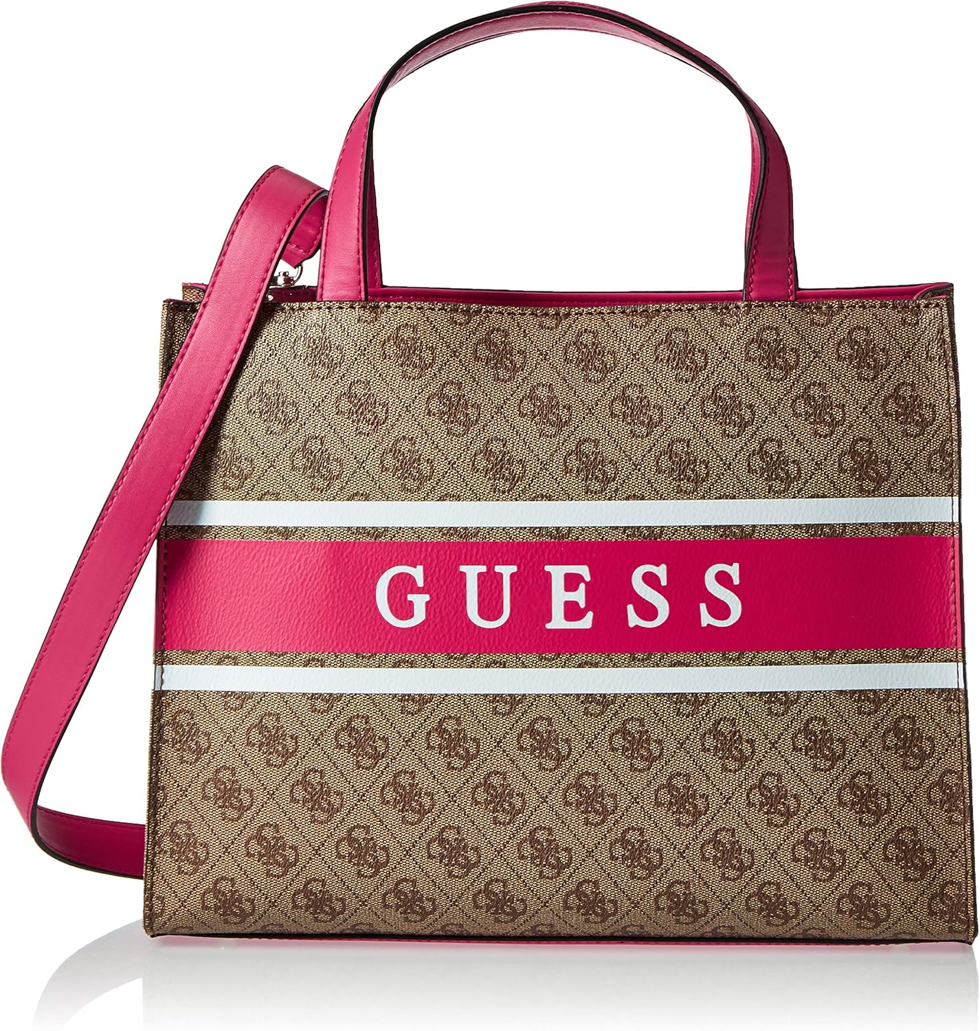 Guess tote Bag Sale Fresh Guess Monique Small tote Latte Pink Amazon Everything Else