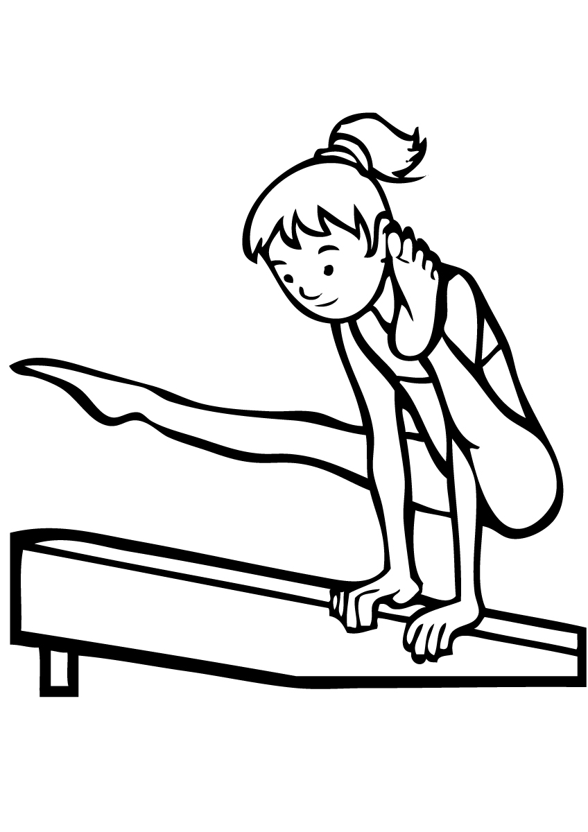 Gymnastics Coloring Sheets Free Best Of Free Printable Gymnastics Coloring Pages for Kids