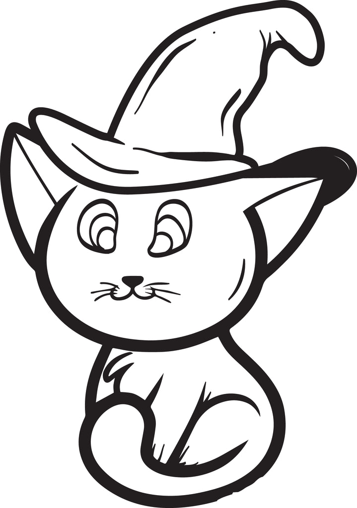 Halloween Cat Coloring Sheet Lovely Free Printable Halloween Cat Coloring Page for Kids 2 – Supplyme