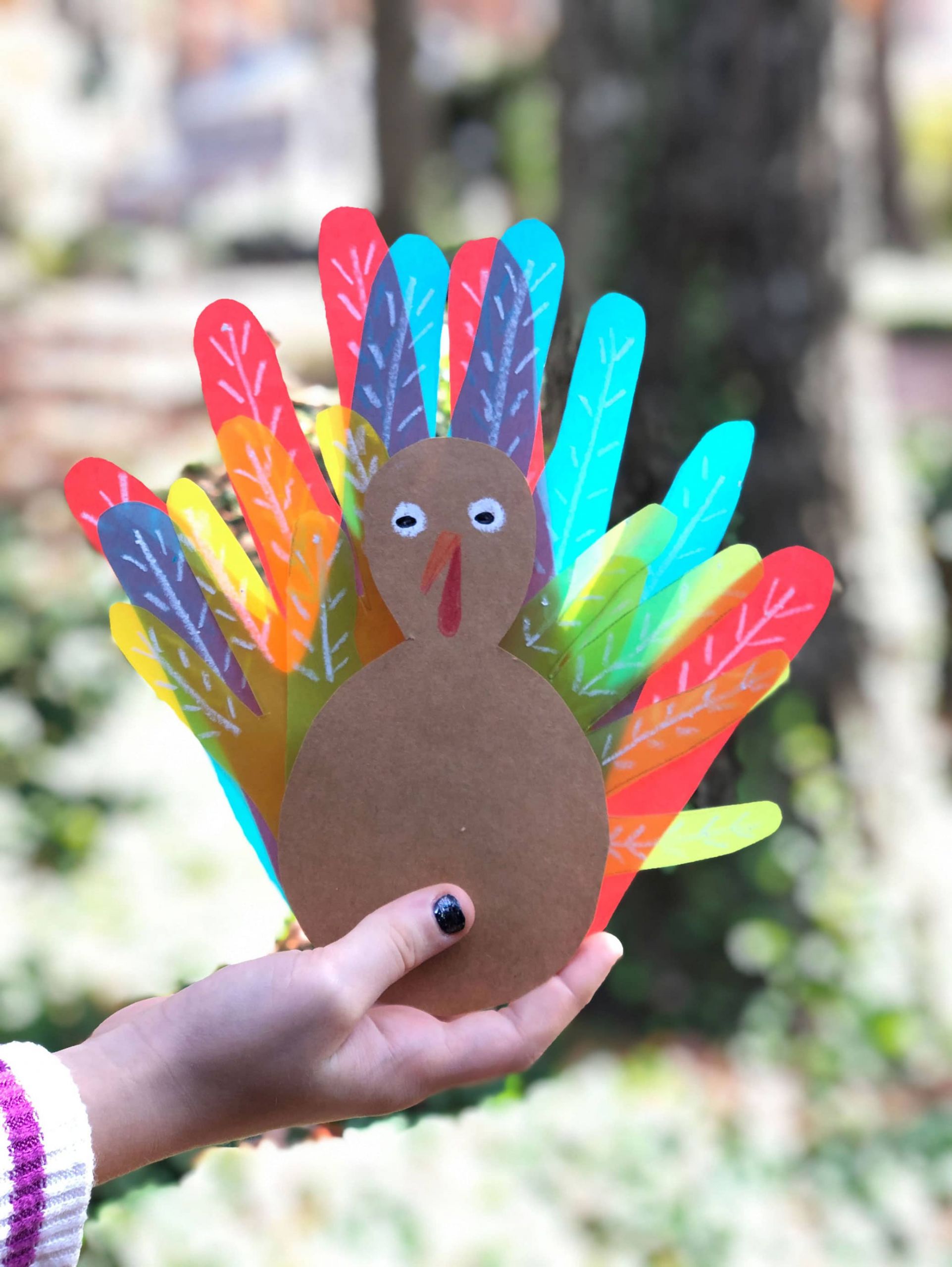 Hand Paper Turkey Lovely How to Make A Family Handprint Turkey for Thanksgiving