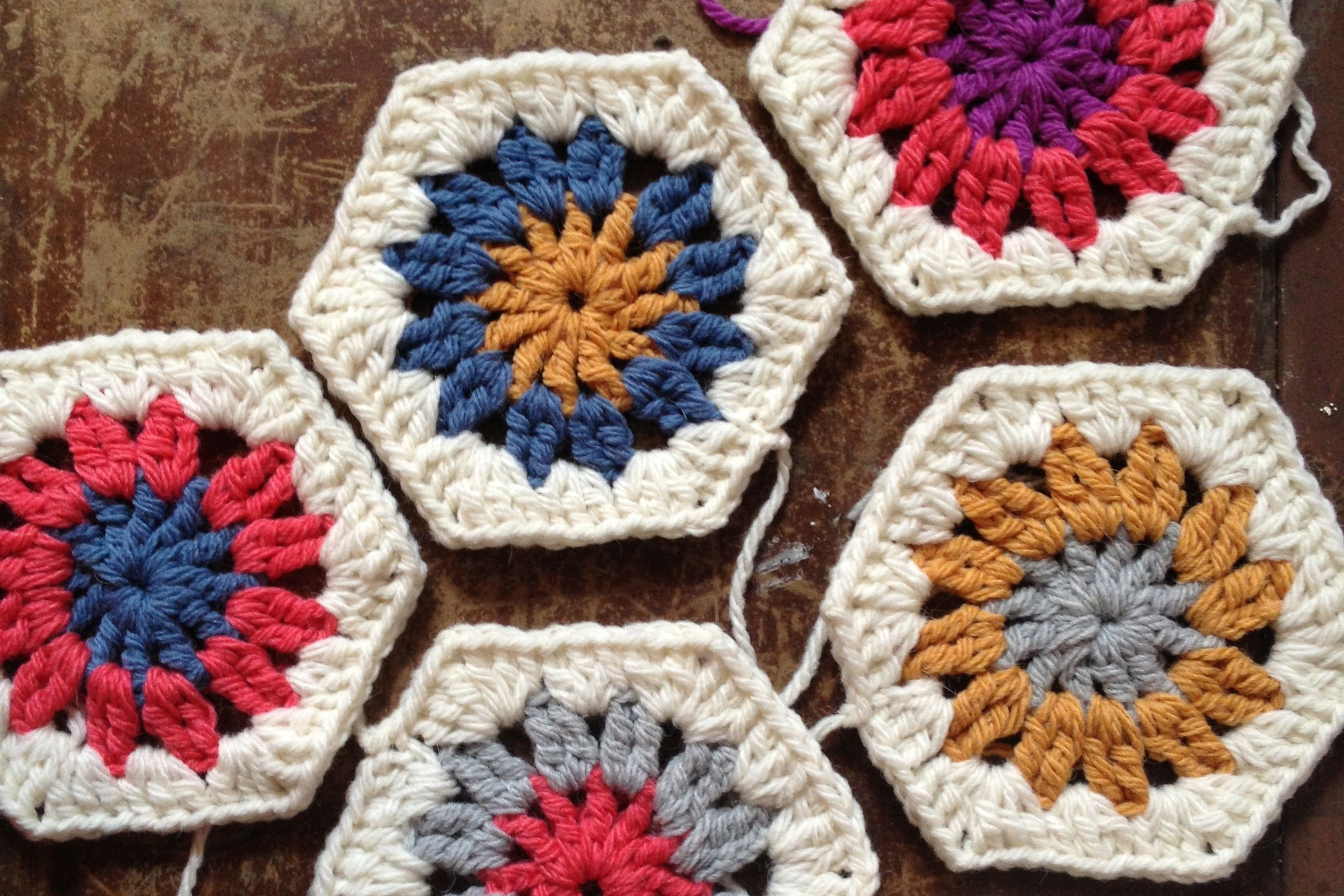 Hexagon Crochet Pattern New Free Hexagon Crochet Patterns