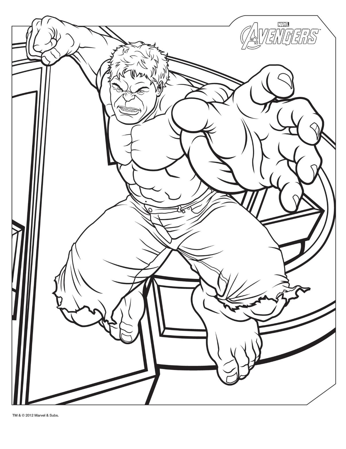 Hulk Coloring Sheet Unique Free Printable Hulk Coloring Pages for Kids