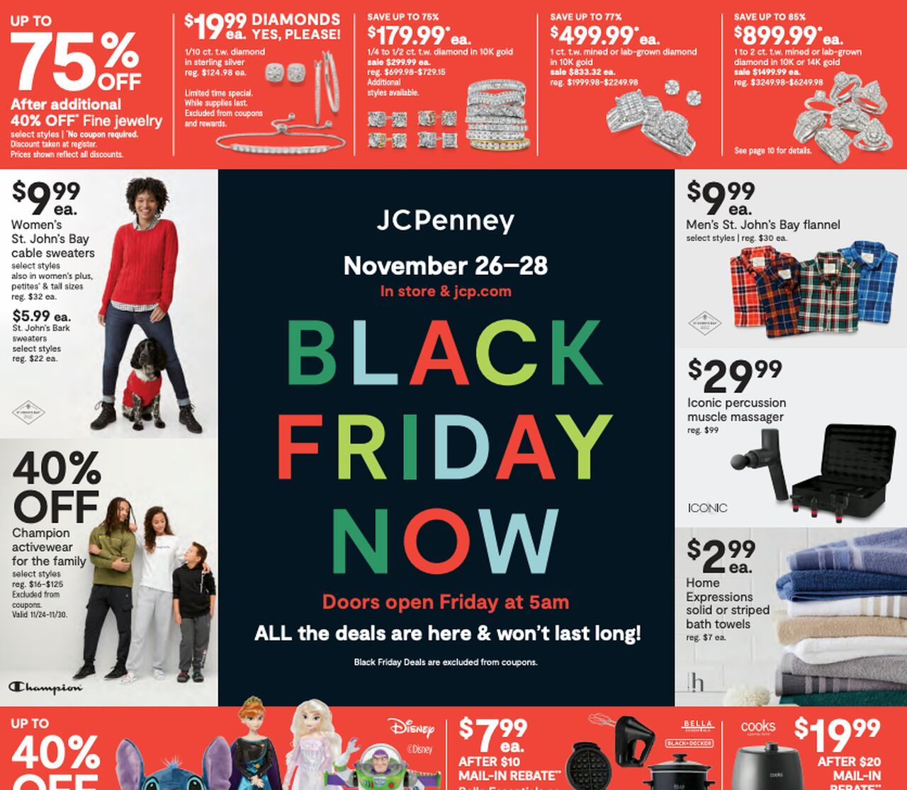 Jcpenney Thanksgiving Hours New Jcpenney Will Close On Thanksgiving Open Early On Black Friday and