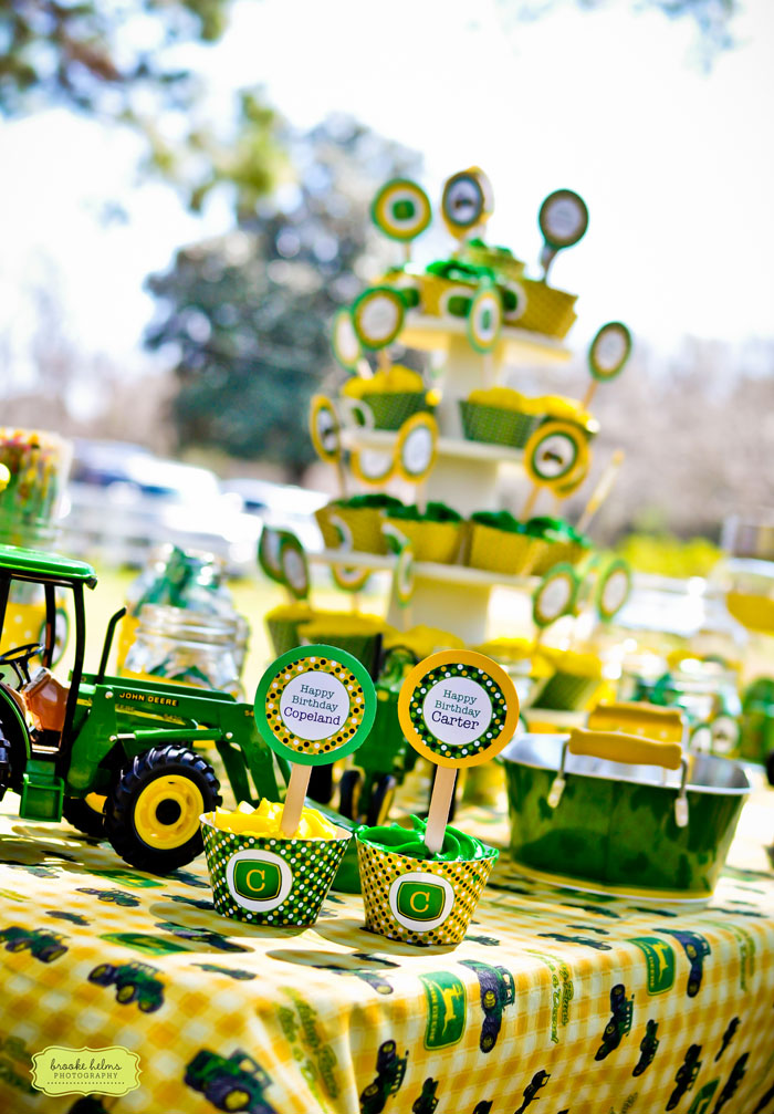 John Deere Birthday Party Supplies Elegant Kara S Party Ideas John Deere Tractor Birthday Party