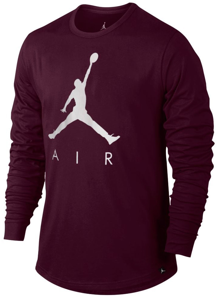 Jordan Long Sleeve Shirt Beautiful Air Jordan 12 Bordeaux Long Sleeve Shirt