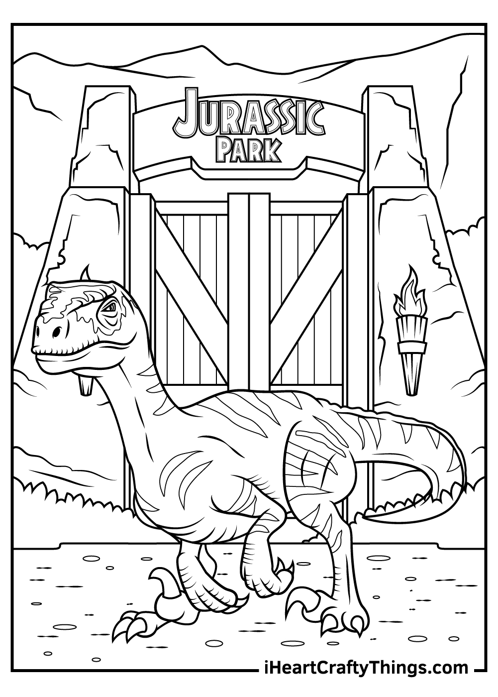 Jurassic Park Coloring Pages Awesome Printable Jurassic Park Coloring Pages Updated 2021