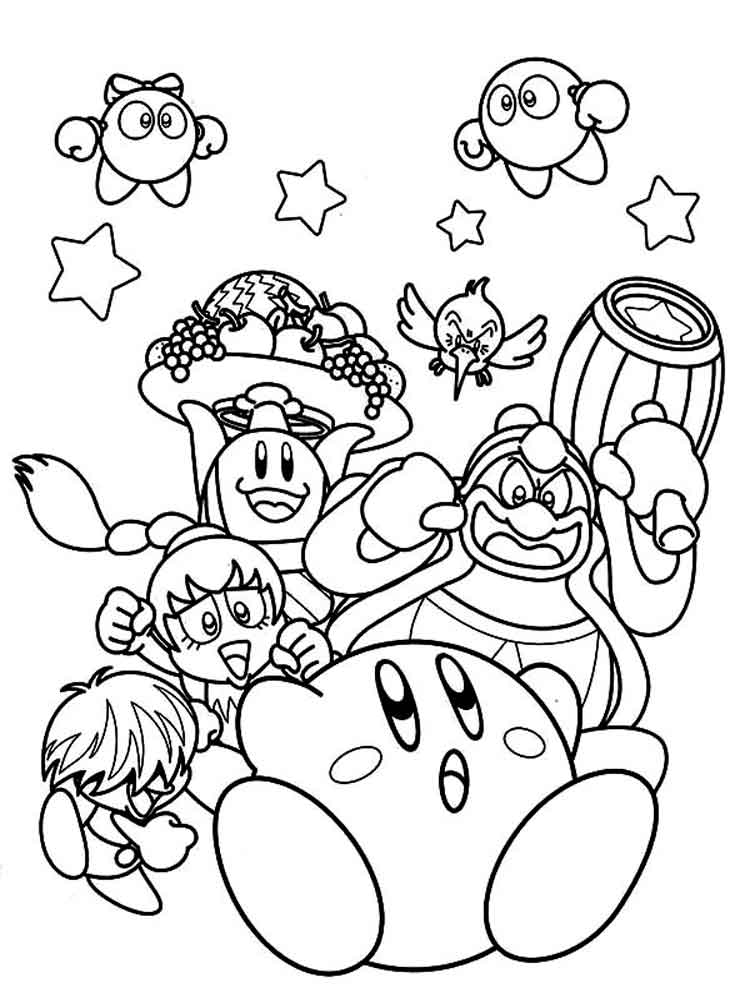 Kirby and the forgotten Land Coloring Pages Best Of Kirby Coloring Pages at Getdrawings