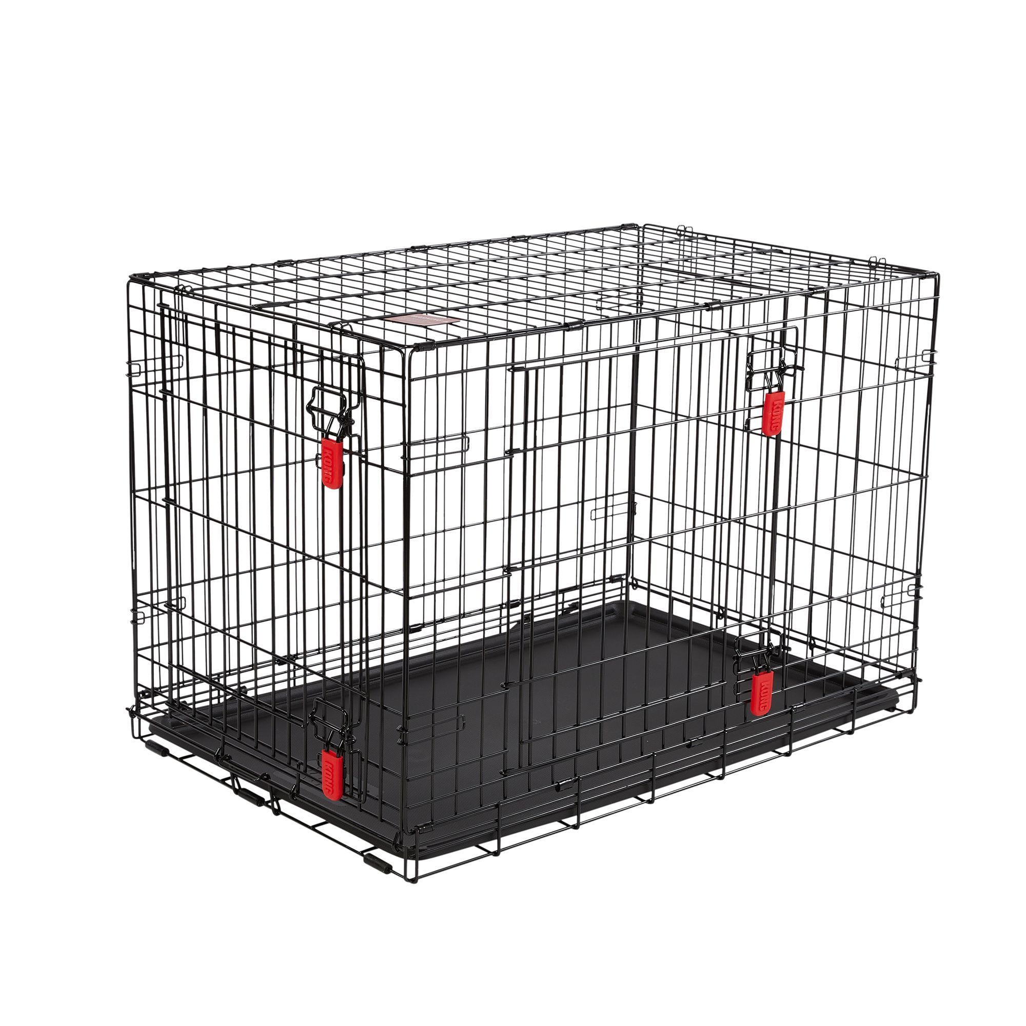 Kong Dog Cage New Kong Ultra Strong Double Door Wire Dog Crate with Divider Panel