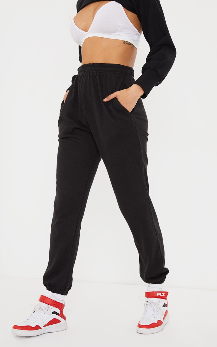 Ladies Black Joggers New Black Lightweight Joggers Trousers