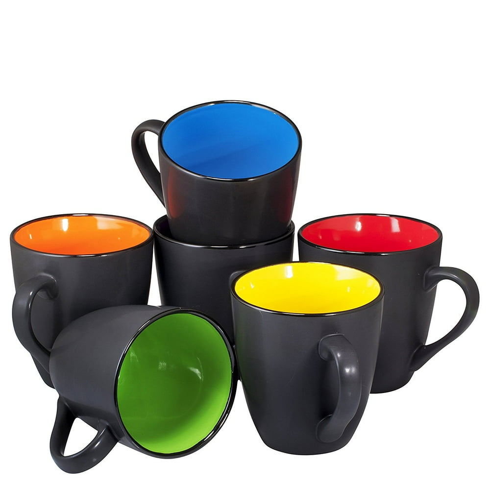 Large Coffee Cups New Coffee Mug Set Set Of 6 Sized 16 Ounce Ceramic Coffee Mugs