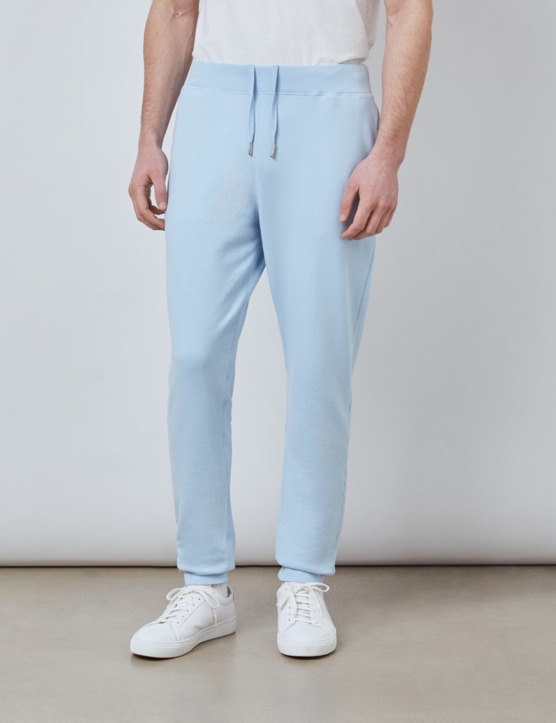 Light Blue Sweatpants Inspirational organic Cotton Garment Dye Sweatpants In Light Blue Hawes &amp; Curtis