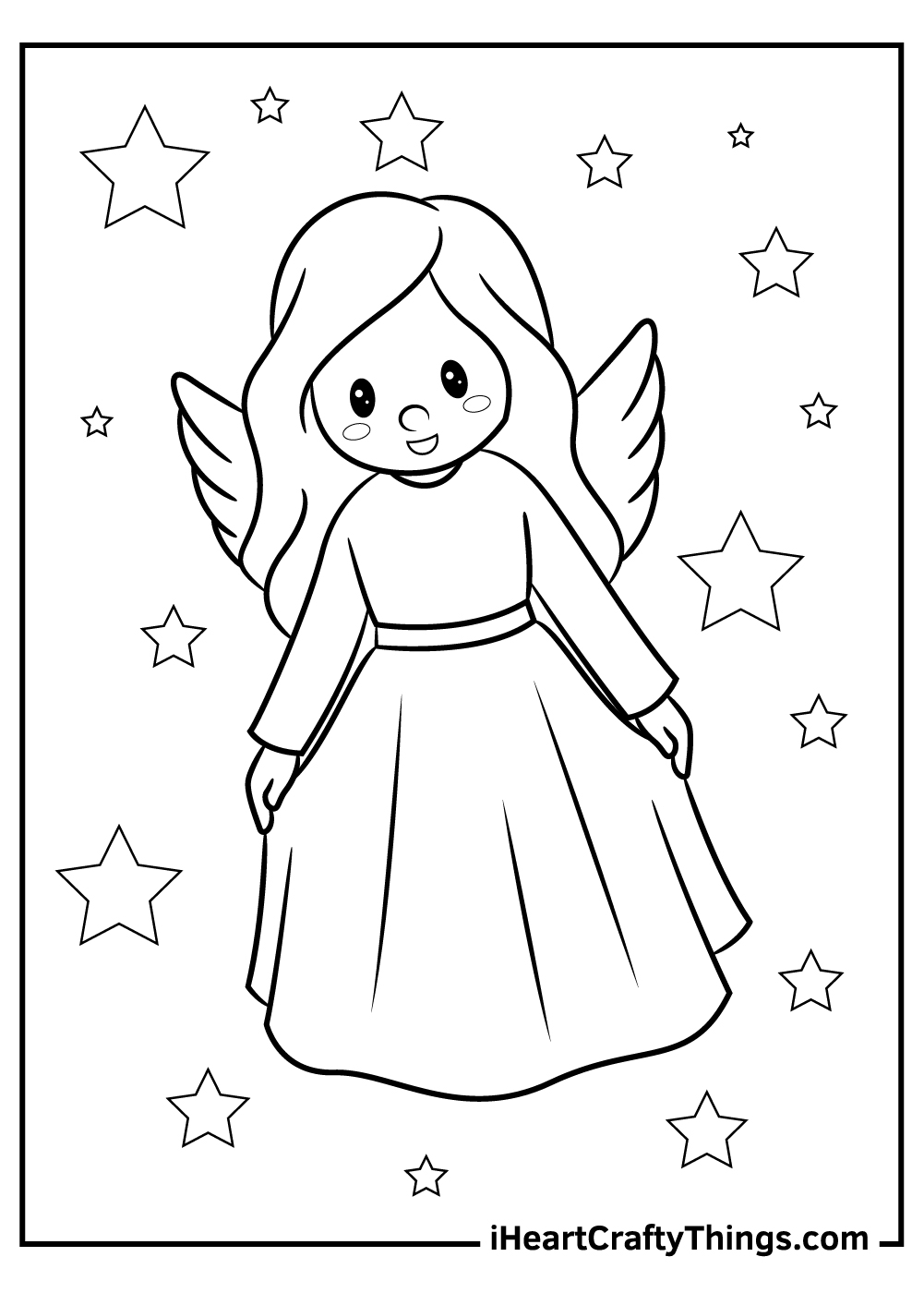 Little Angel Coloring Pages Beautiful Angels Coloring Pages Updated 2021