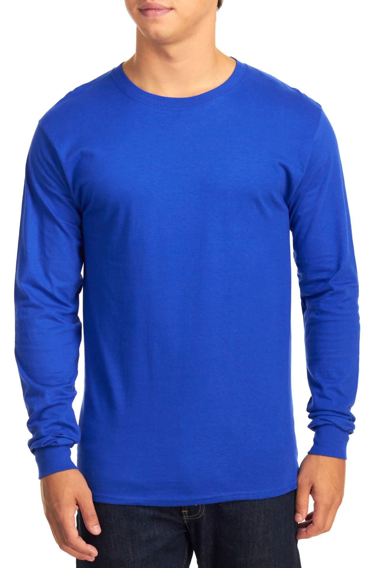 Long Sleeve Tee Luxury Hanes Hanes Mens Long Sleeve Beefy T T Shirts Deep Royal Medium