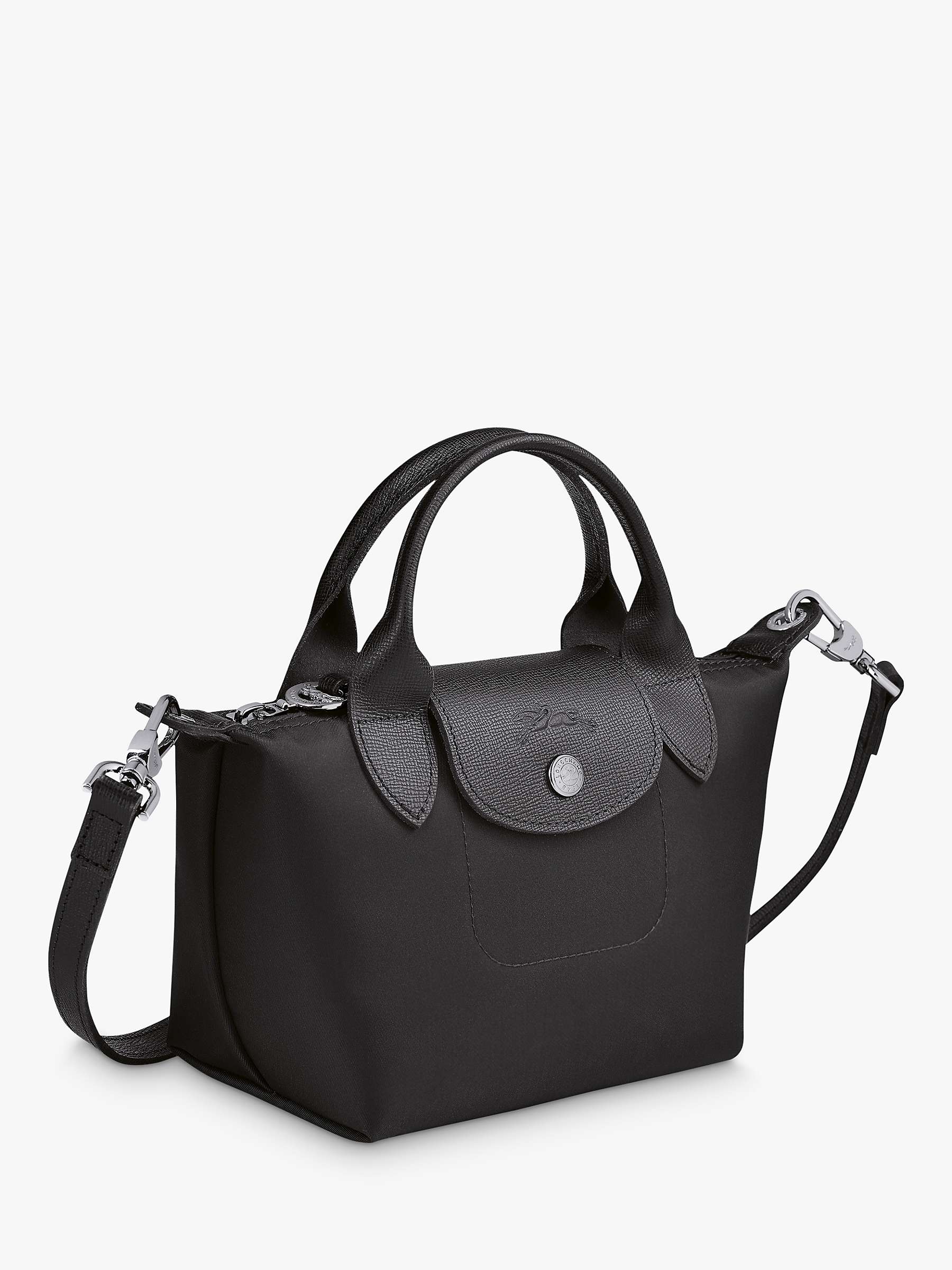 Longchamp Mini Bag Luxury Longchamp Le Pliage Néo Mini top Handle Bag Black at John Lewis &amp; Partners