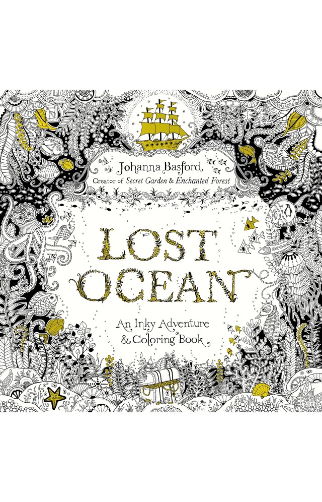 Lost Ocean An Inky Adventure and Colouring Book Luxury Lost Ocean An Inky Adventure and Coloring Book