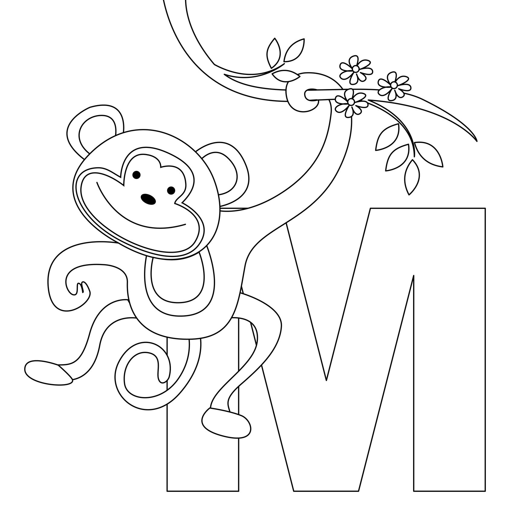 M Coloring Page New Free Printable Alphabet Coloring Pages for Kids Best Coloring Pages