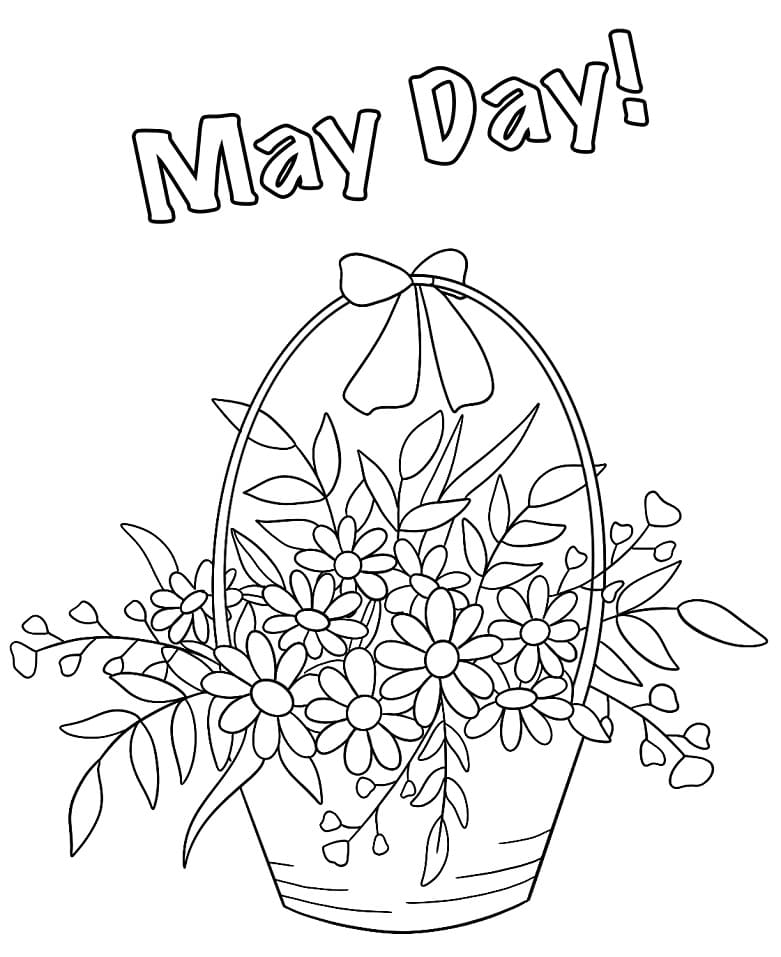 May Day Coloring Pages Beautiful Free May Day Coloring Pages