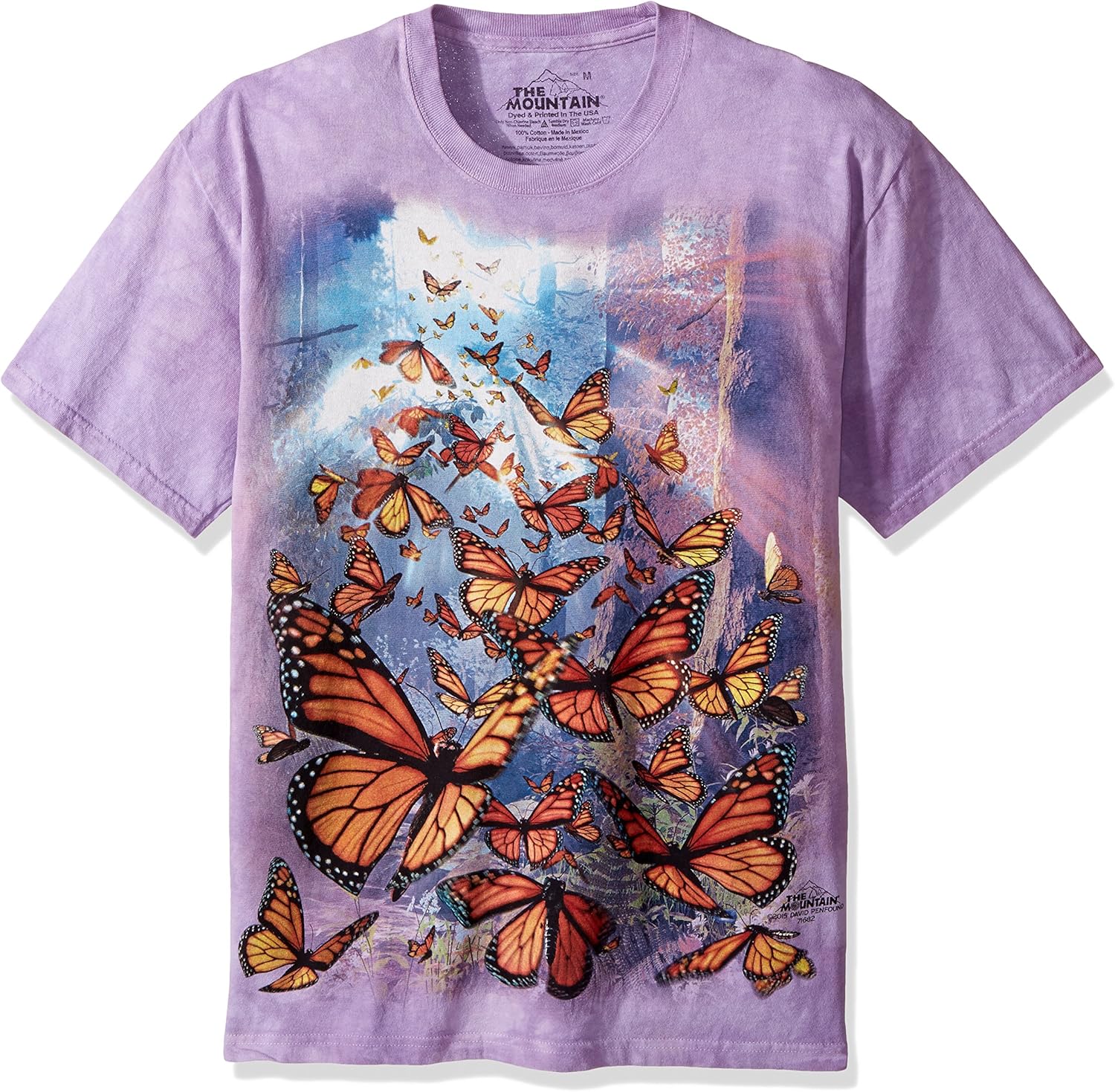 Mens butterfly Shirt Inspirational Amazon the Mountain Men S Monarch butterflies T Shirt Clothing