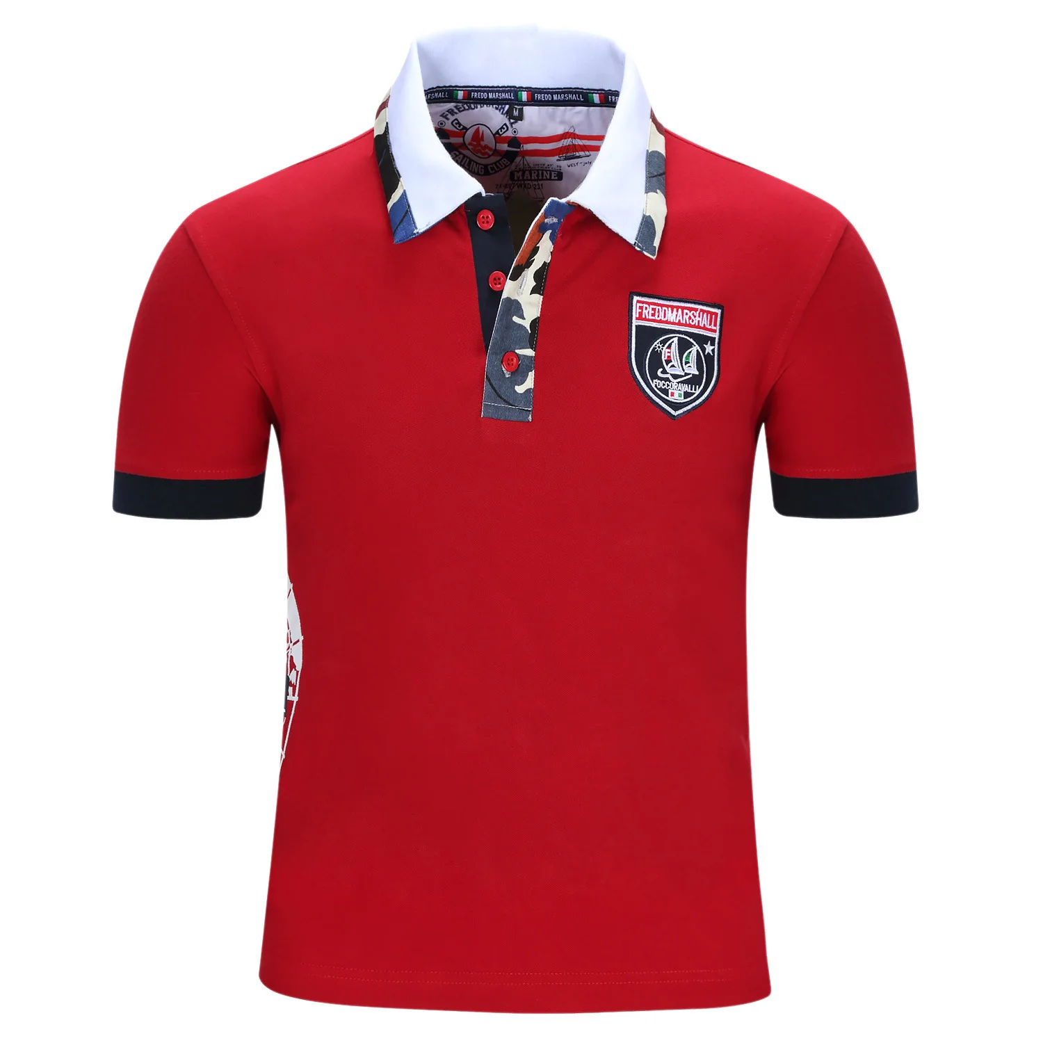 Mens Summer Polo Shirts Luxury Designer Polo Shirt Men S Fredd Marshall Summer Cotton Mens Casual Polo